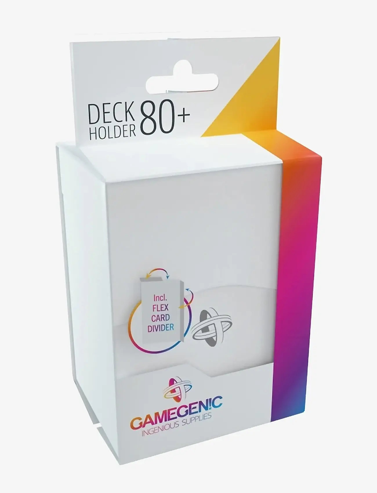 Gamegenic - Deck Holder 80+ White - white - 0