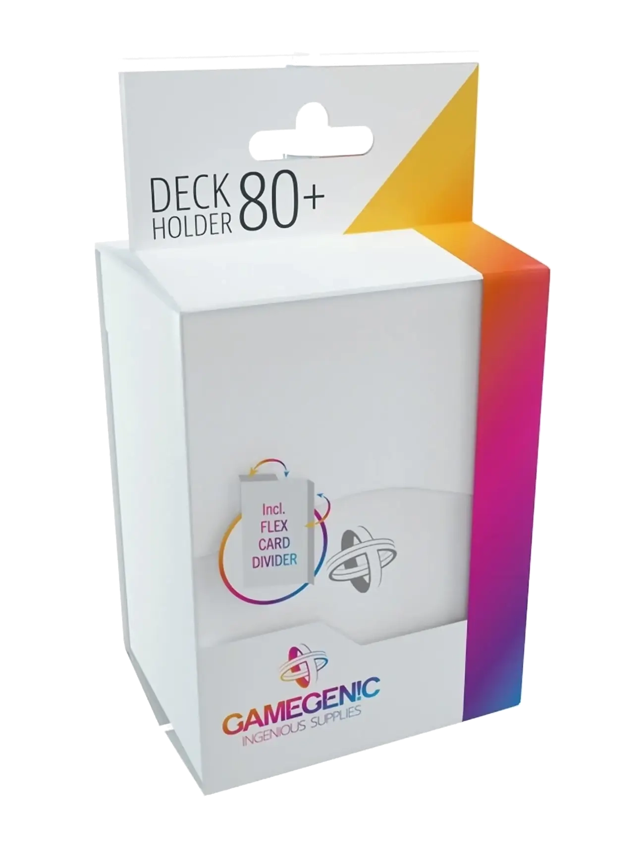Gamegenic Deck Holder 80+ White - Vintererbjudanden - WHITE / white