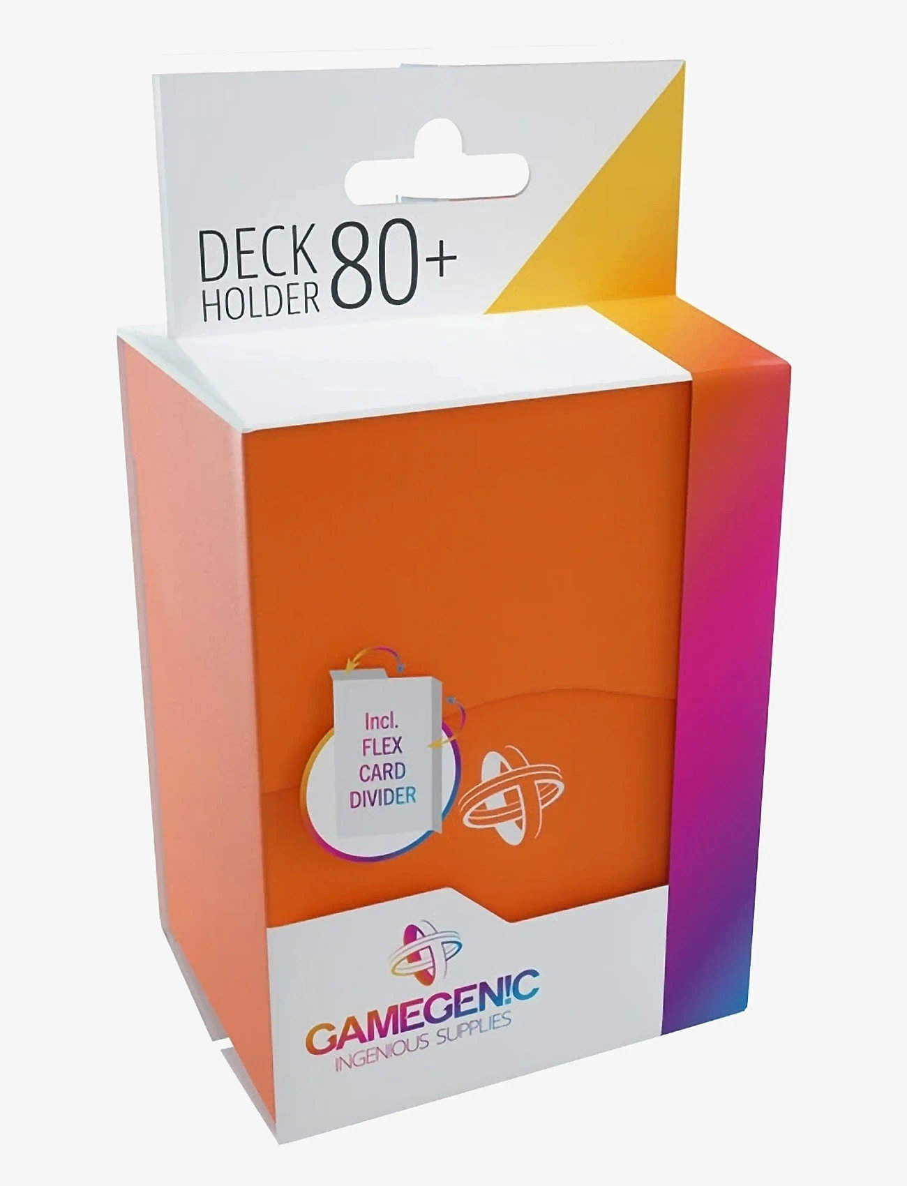 Gamegenic - Deck Holder 80+ Orange - kortspil - orange - 0