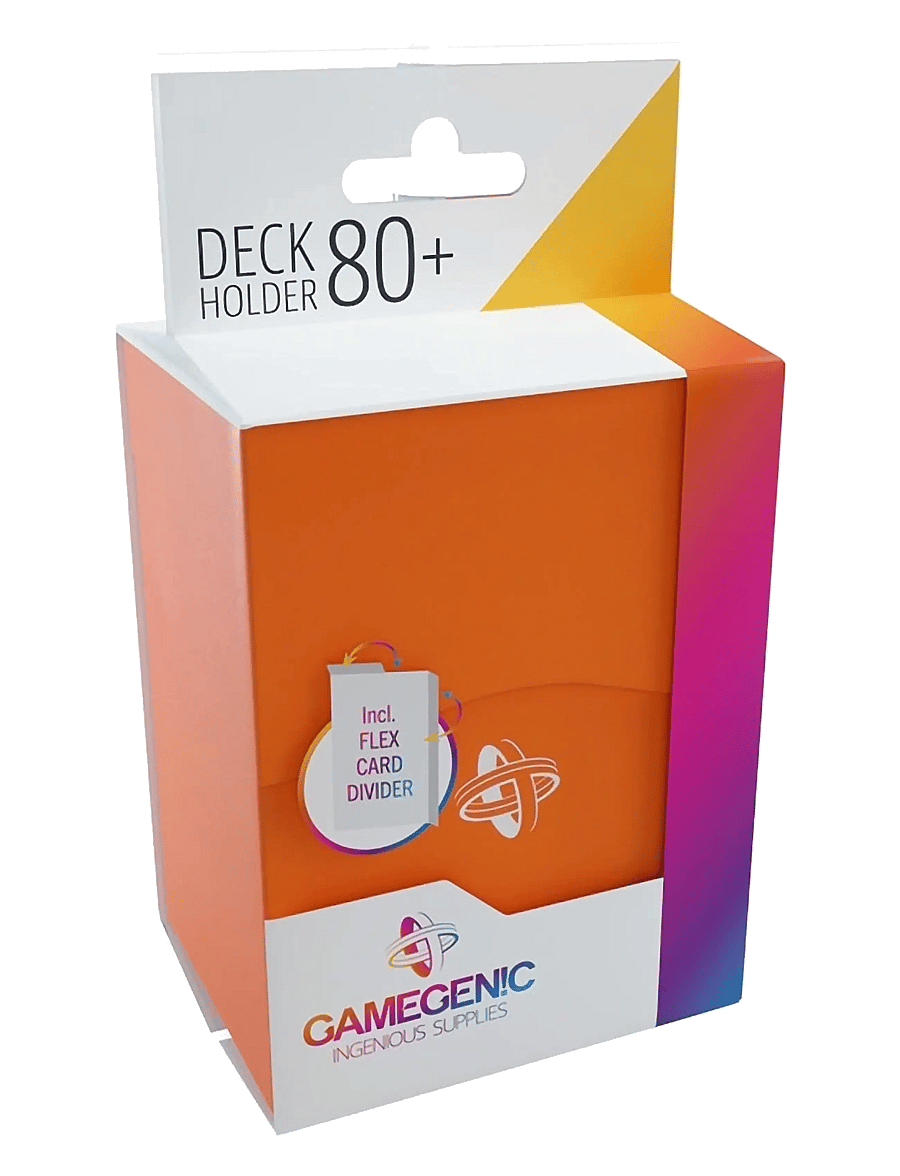 Gamegenic - Deck Holder 80+ Orange - kartenspiele - orange - 1