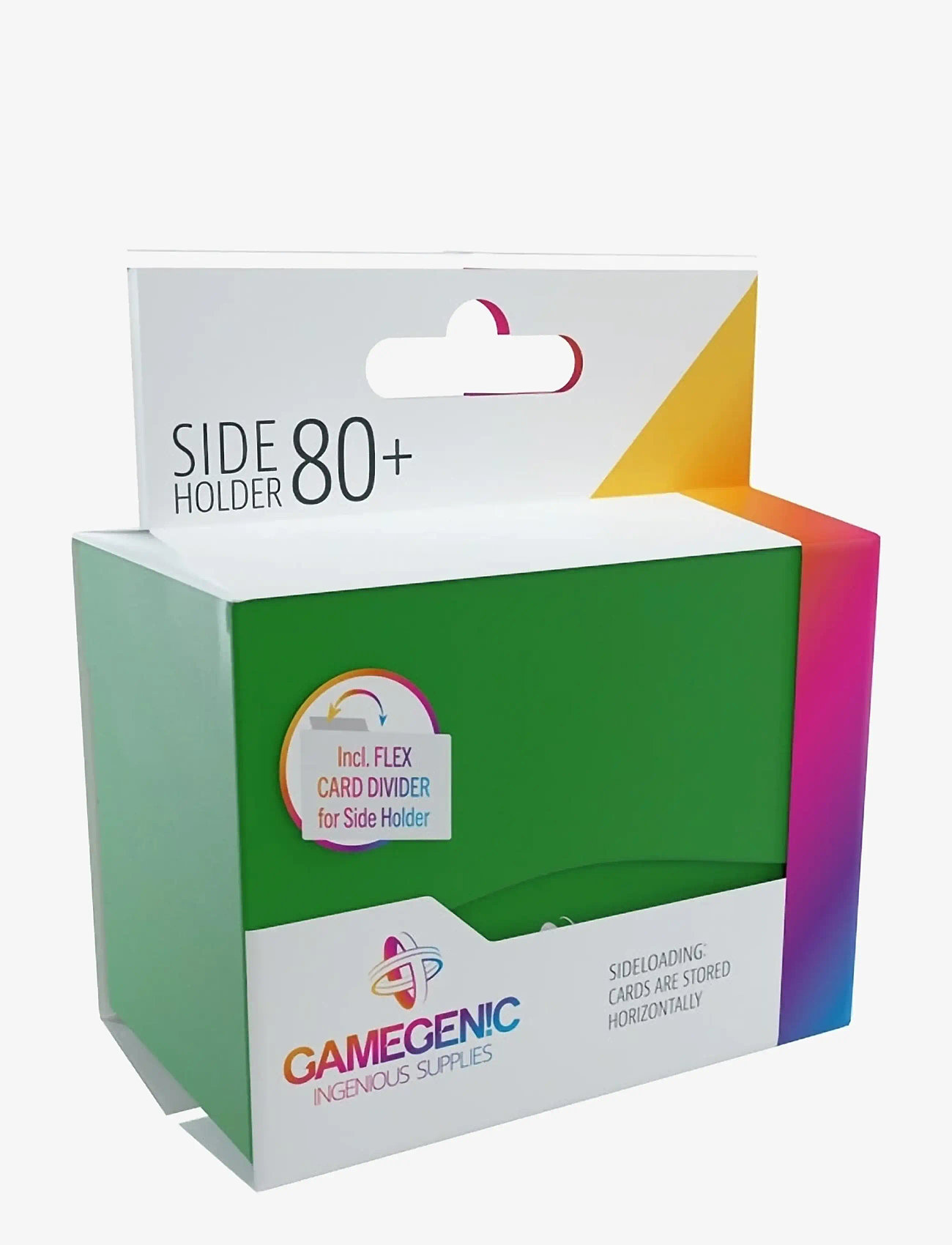 Gamegenic - Side Holder 80+ Green - kortspil - green - 1