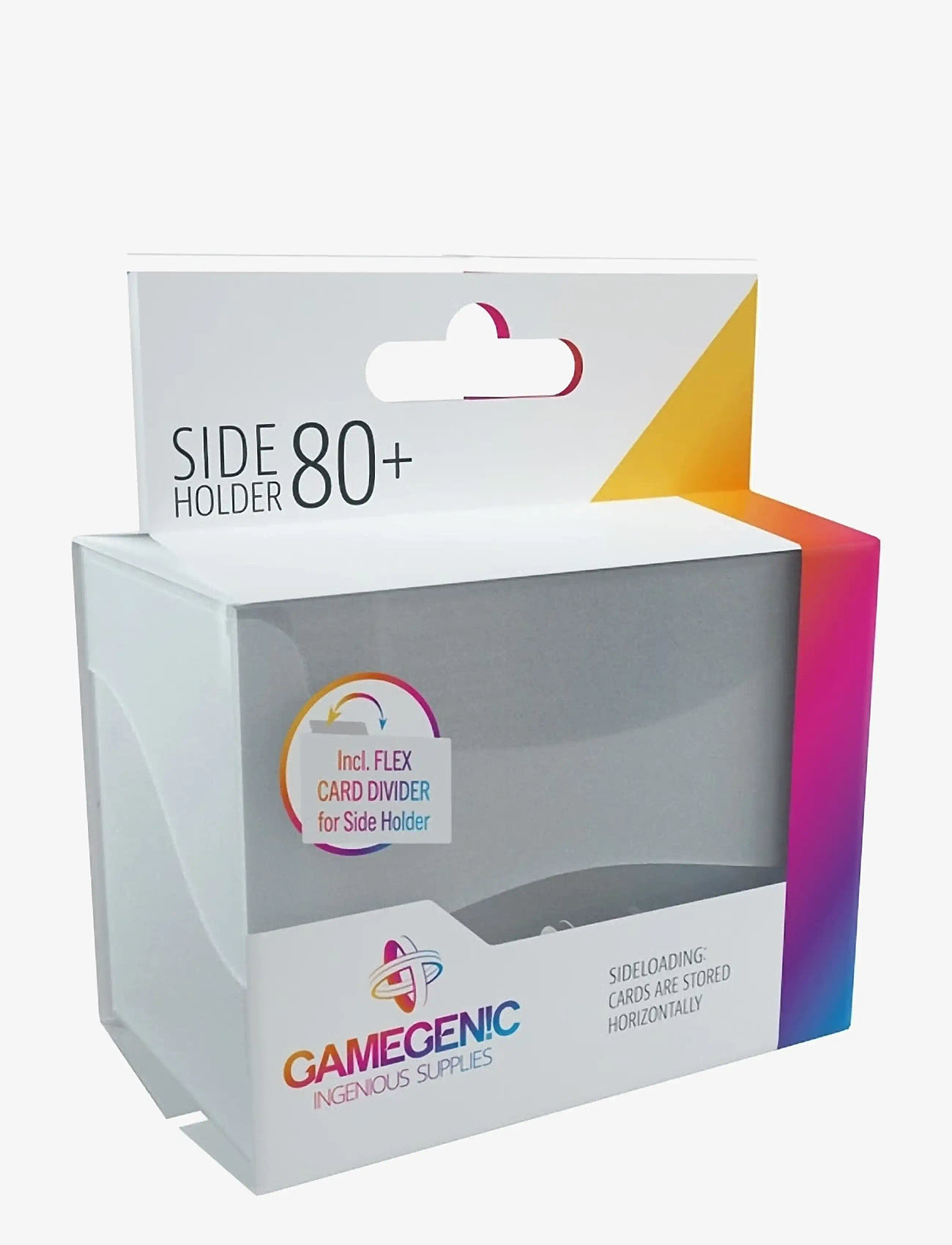Gamegenic - Side Holder 80+ Clear - karty kolekcjonerskie - white - 1