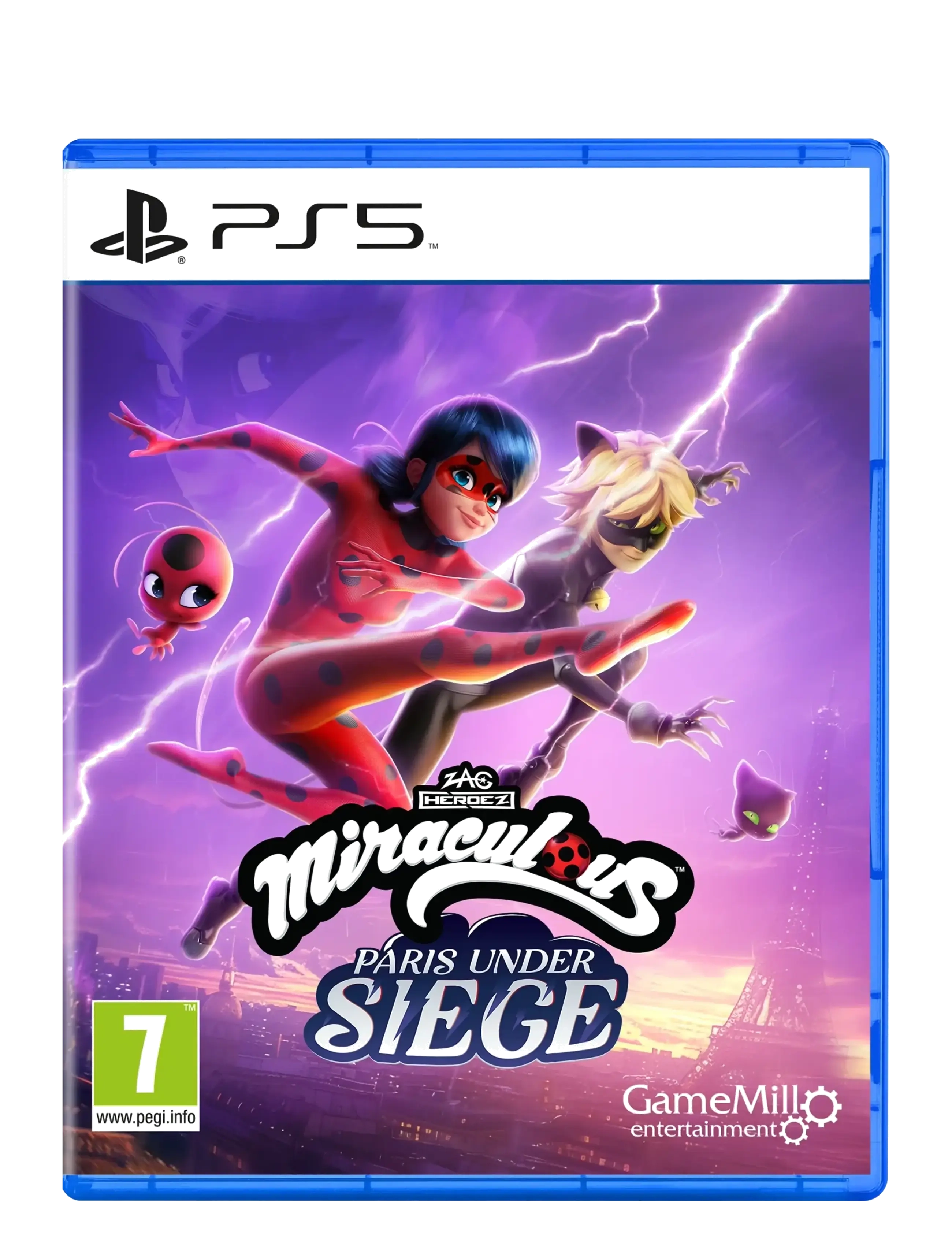 Gamemill Ps5 Miraculous Paris Under Siege, One Size, Multi/patterned, Gaming > Games, Børn