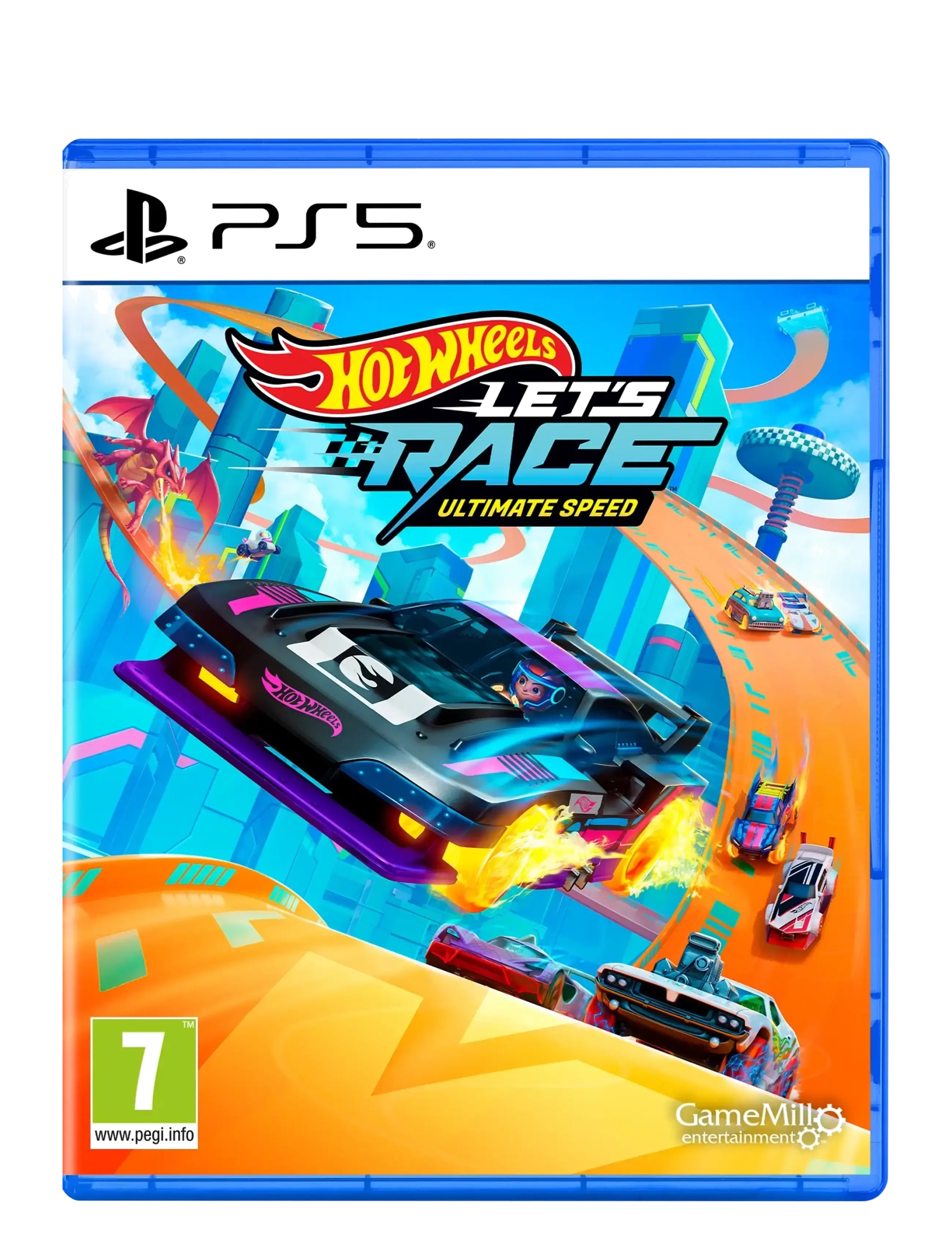 Gamemill Ps5 Hot Wheels Let ́s Race, One Size, Multi/patterned, Gaming > Games, Børn