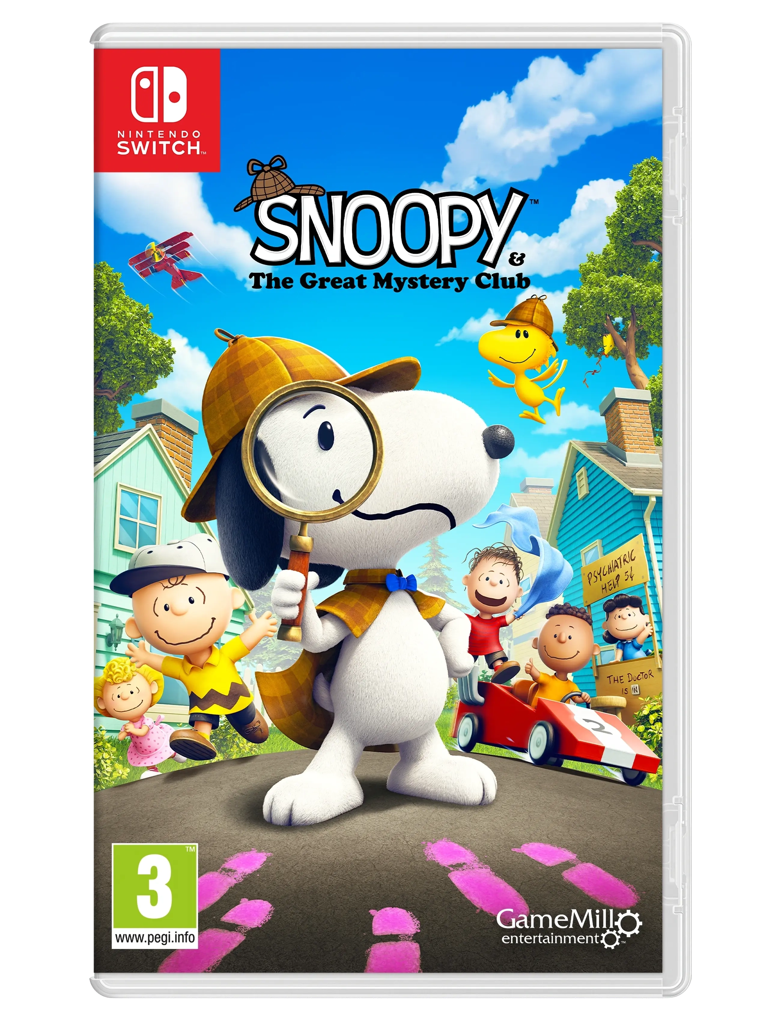 Gamemill Switch Snoopy: The Great Mystery Club, One Size, Multi/patterned, Gaming > Games, Børn