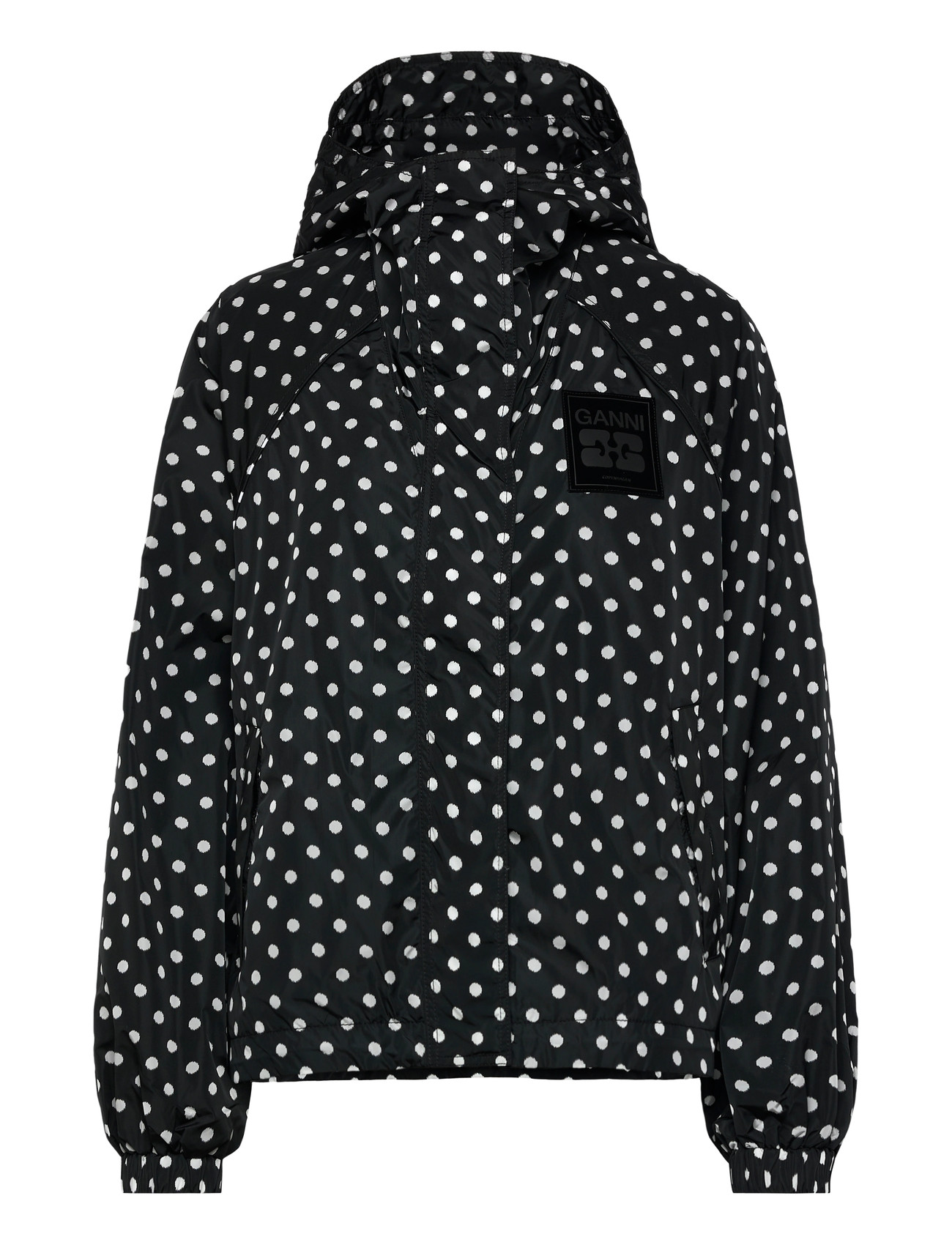 Ganni Printed Flyweight Nylon Jacket - - XXS/XS 1