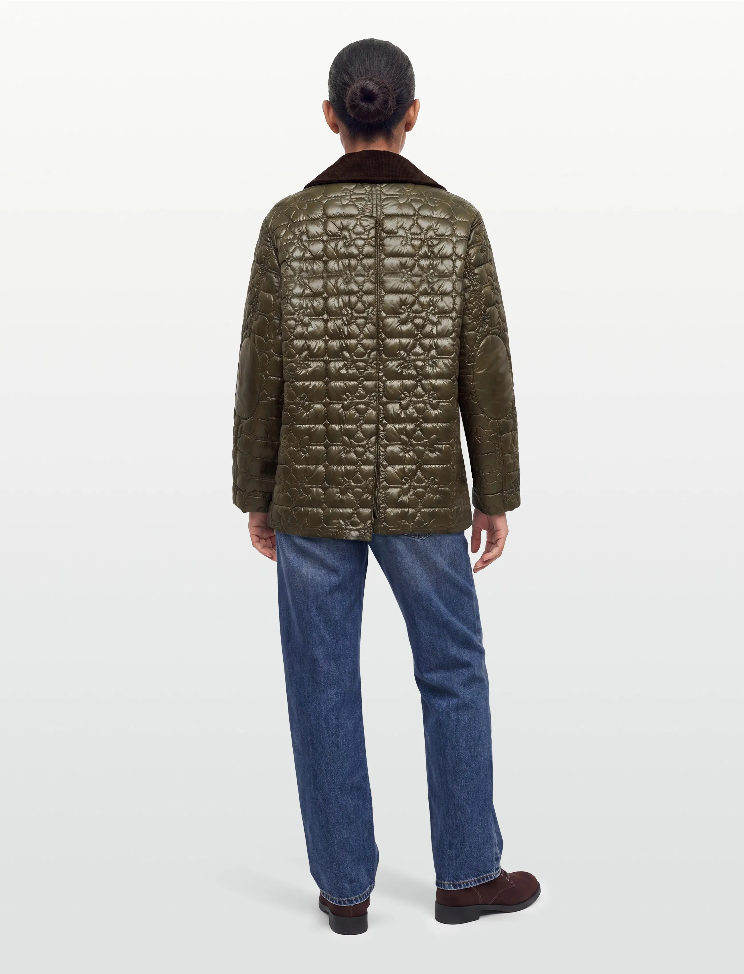 Shiny Quilt Midi Jacket 3