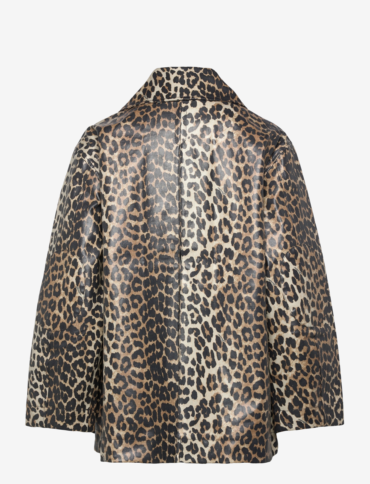 Ganni - Ripstop Quilt Coat - lette frakker - black - 1