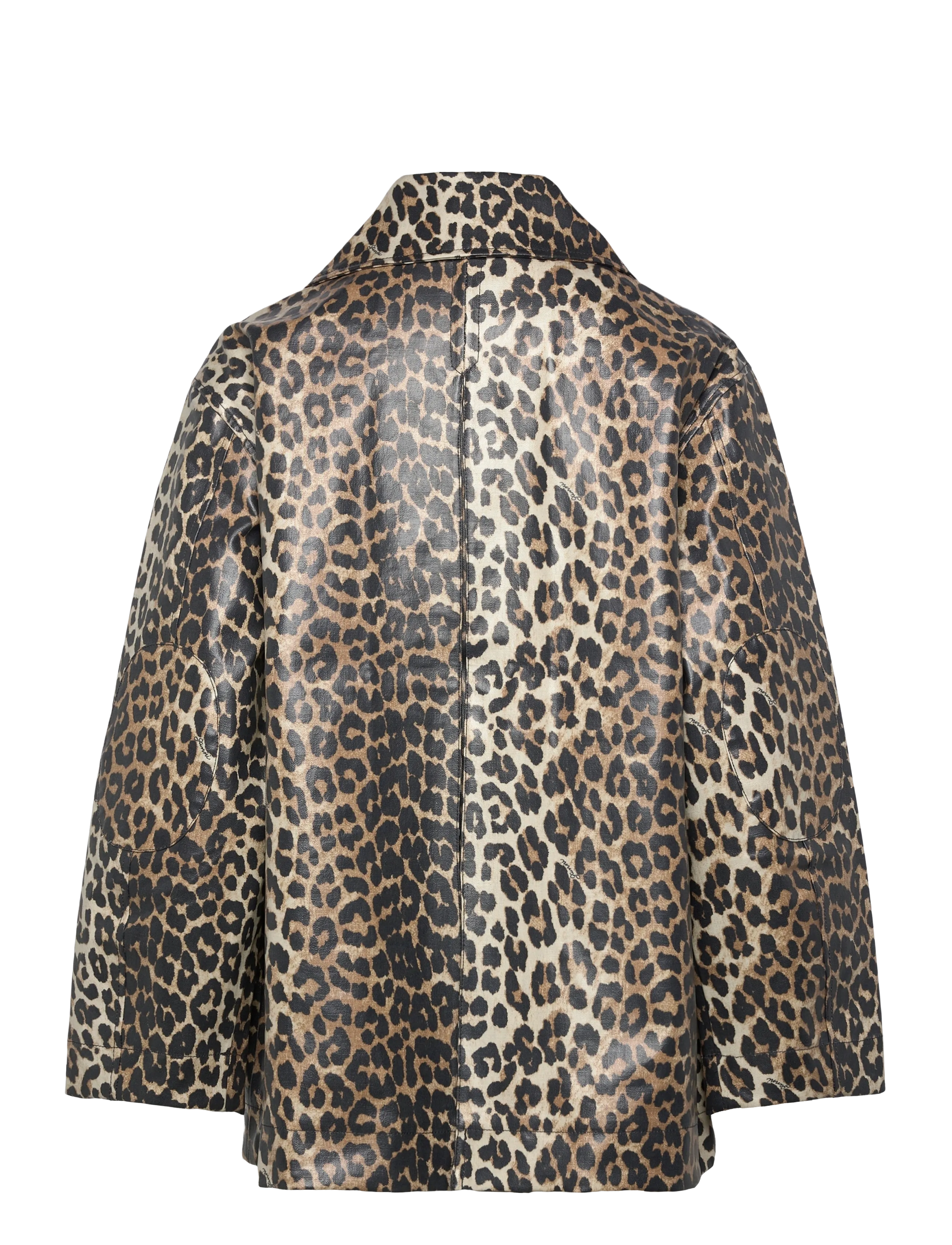 Ganni - Ripstop Quilt Coat - tunna kappor - black - 1