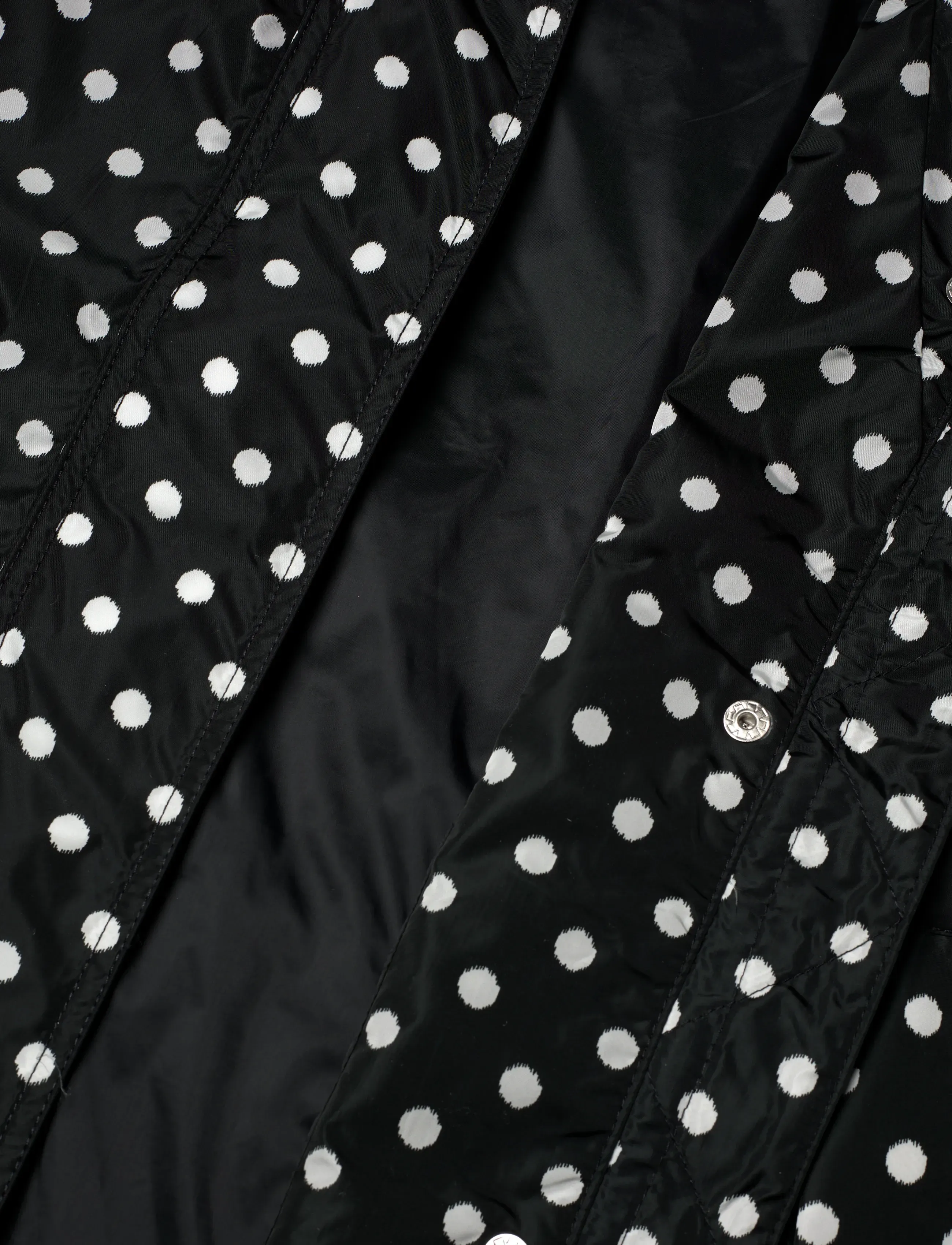 Ganni - Printed Flyweight Nylon Jacket - jackor - black - 4