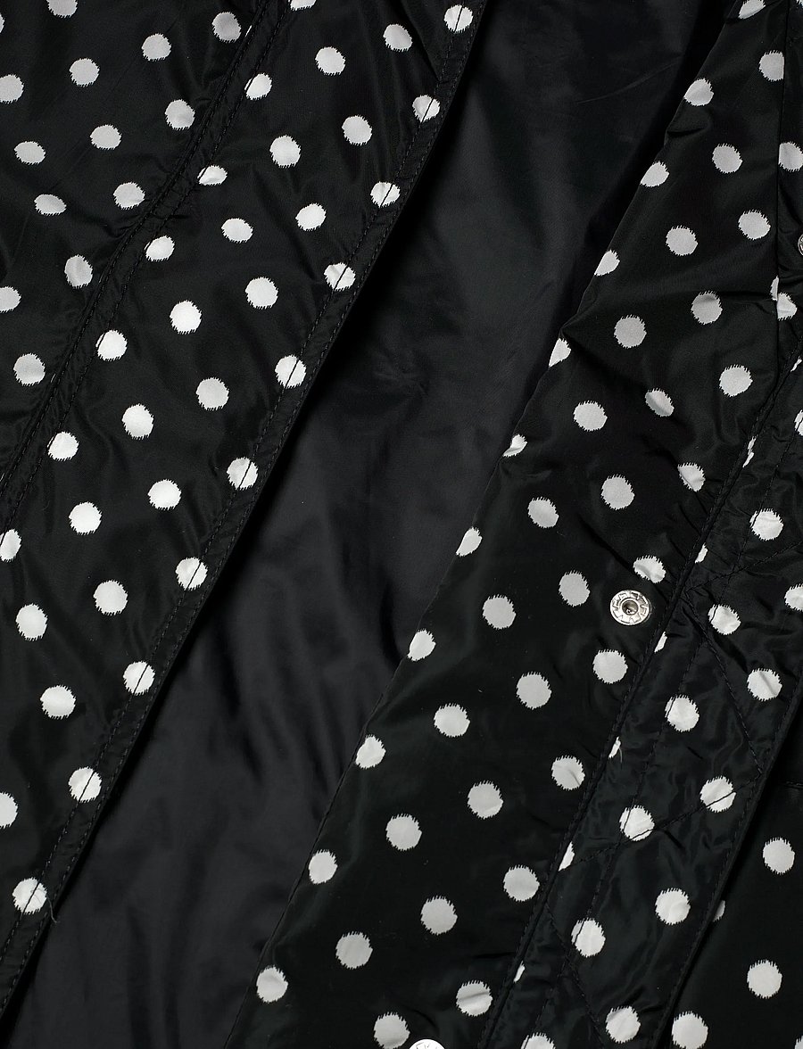 Ganni - Printed Flyweight Nylon Jacket - jackor - black - 4