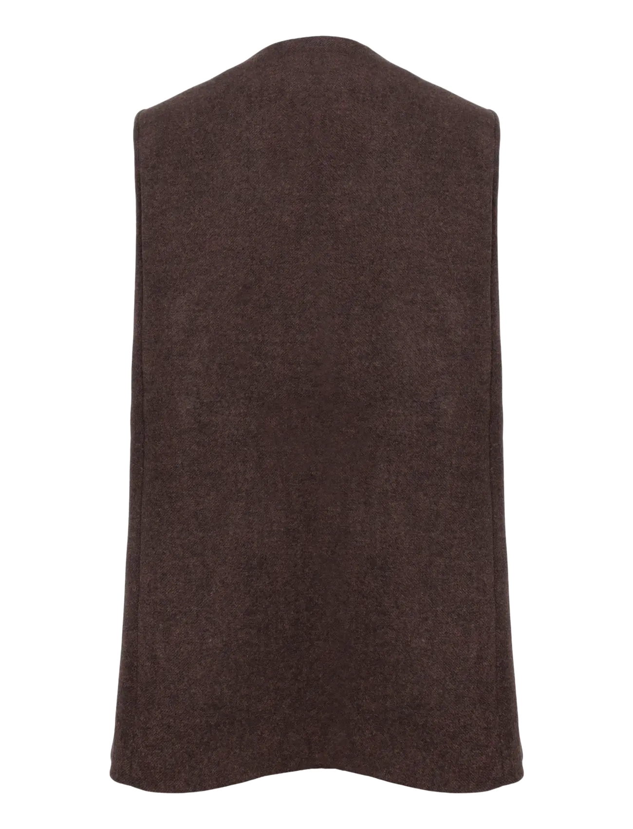 Ganni - Cape in Brown Wool - winterjacken - brown - 1