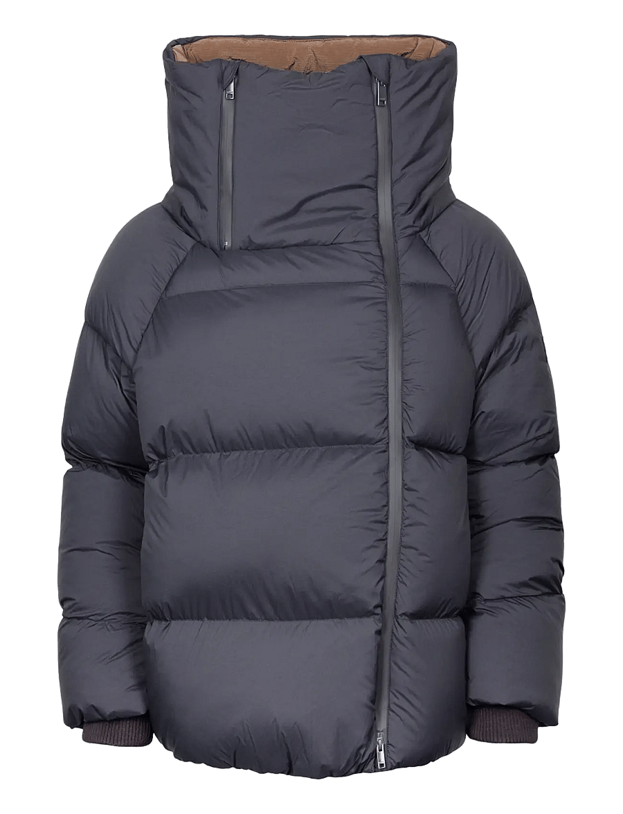 Ganni - Future Puffer Jacket - winterjacken - grey - 0