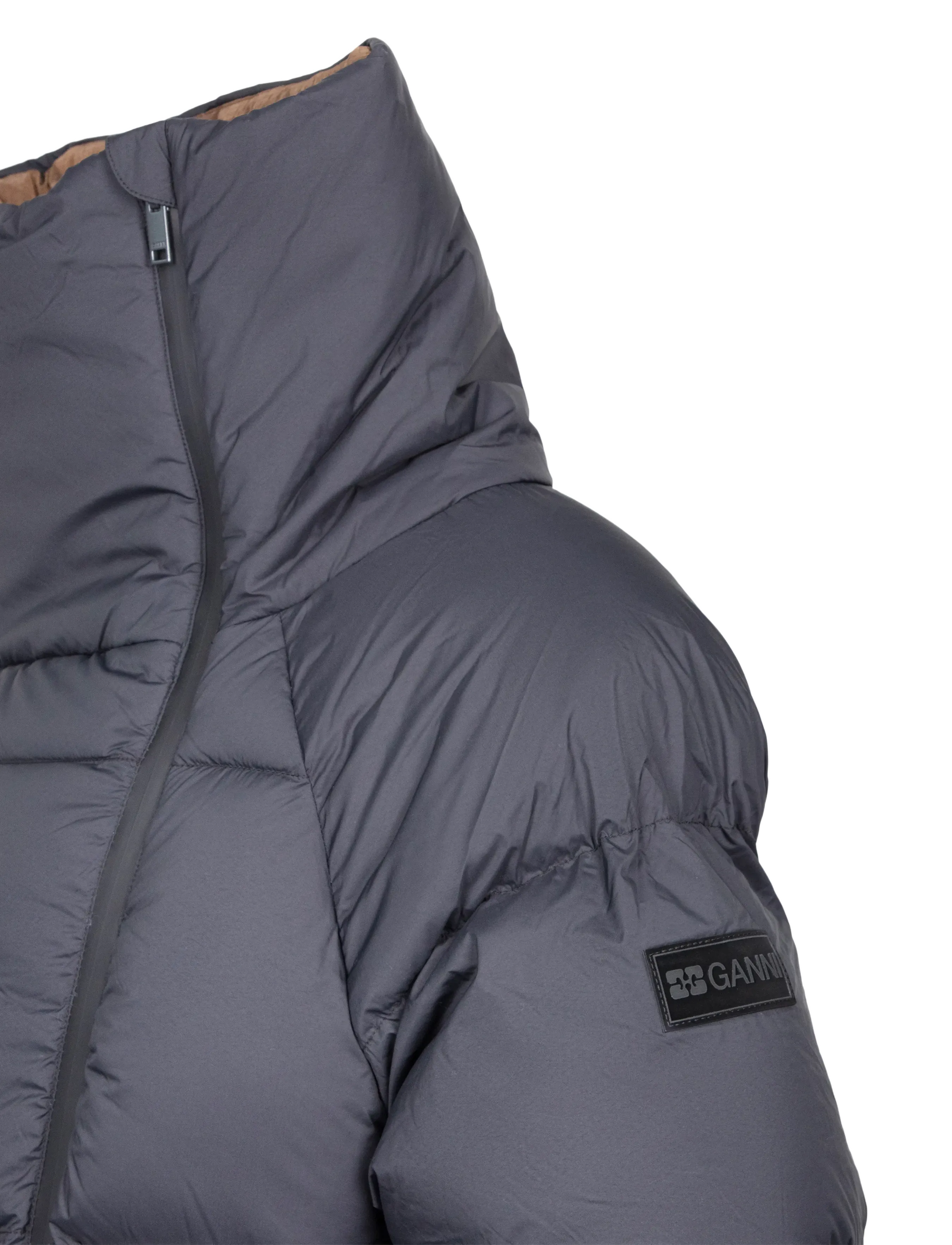 Ganni - Future Puffer Jacket - winterjacken - grey - 2
