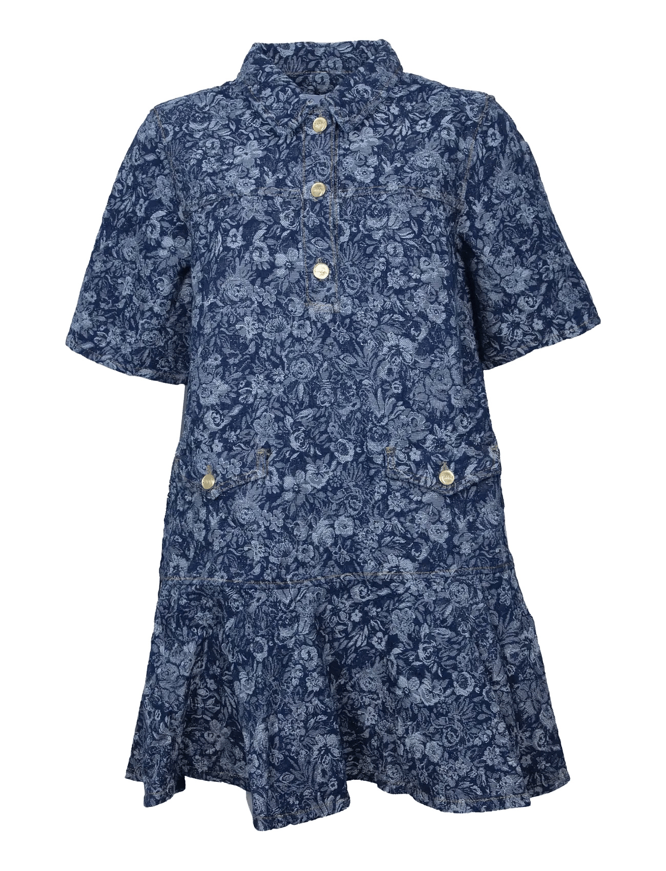 Ganni | Tapestry Denim Mini Dress | 36