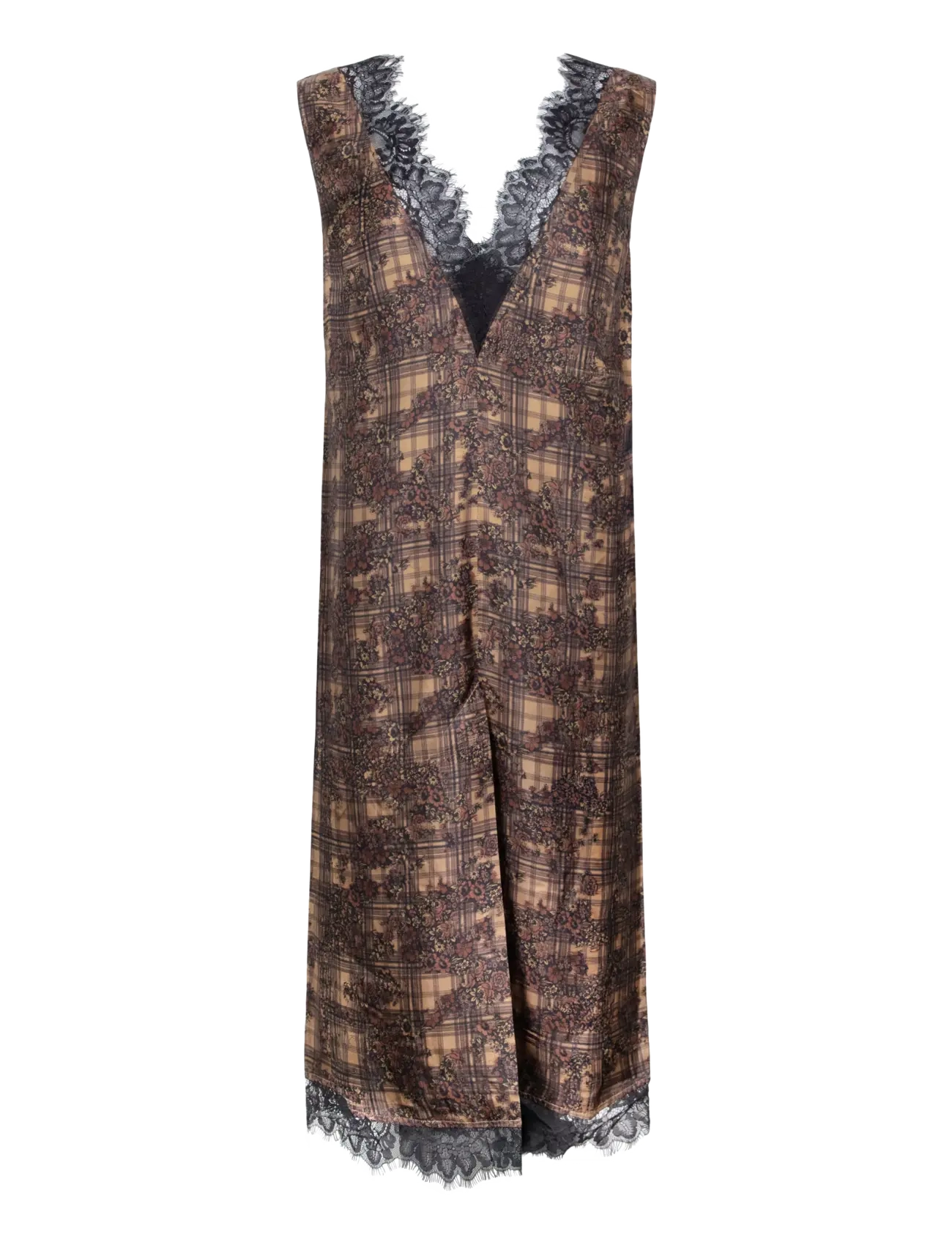 Ganni Women Dress - Sommerkleider - KELP / brown