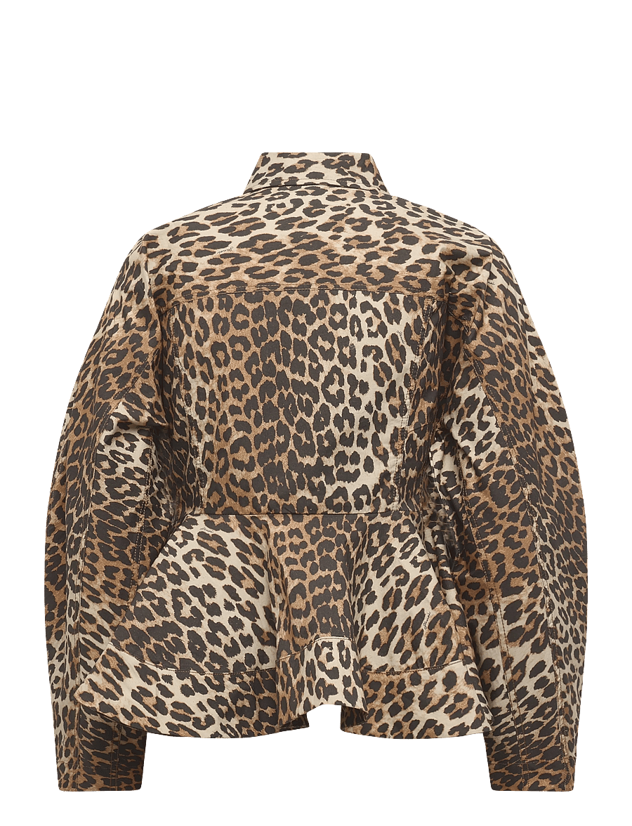 Ganni - Peplum Shirt - langärmlige hemden - multicolored - 1