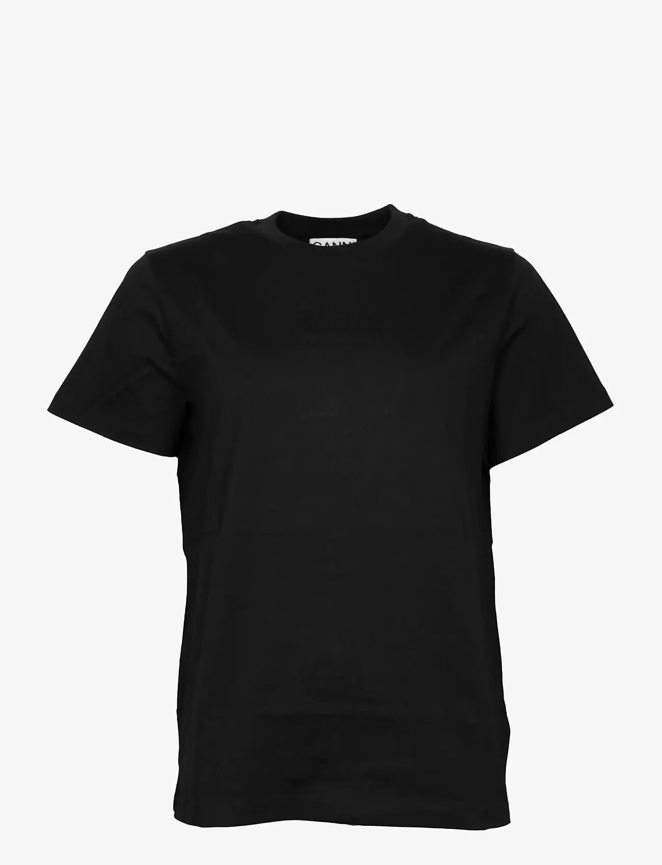 Ganni - Essentials tee - t-shirts - black - 0