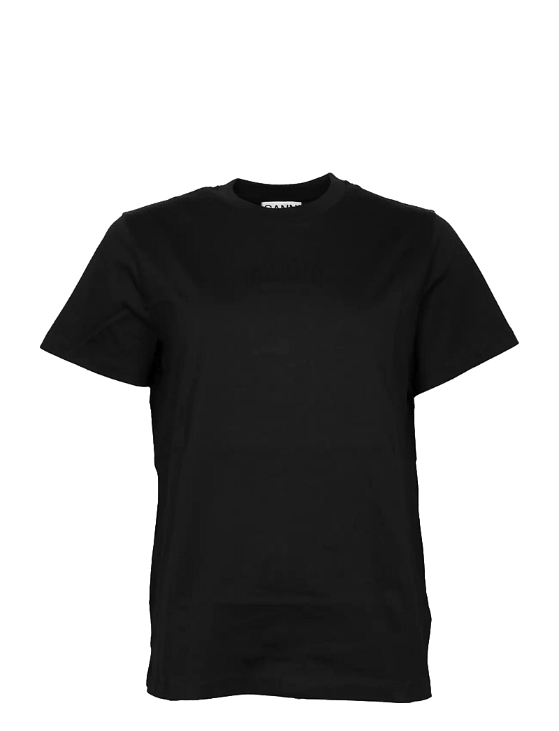 Ganni - Essentials tee - t-shirts - black - 0