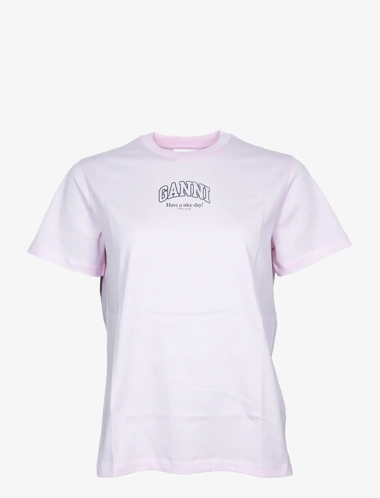 Ganni - Essentials tee - t-särgid - pink - 0