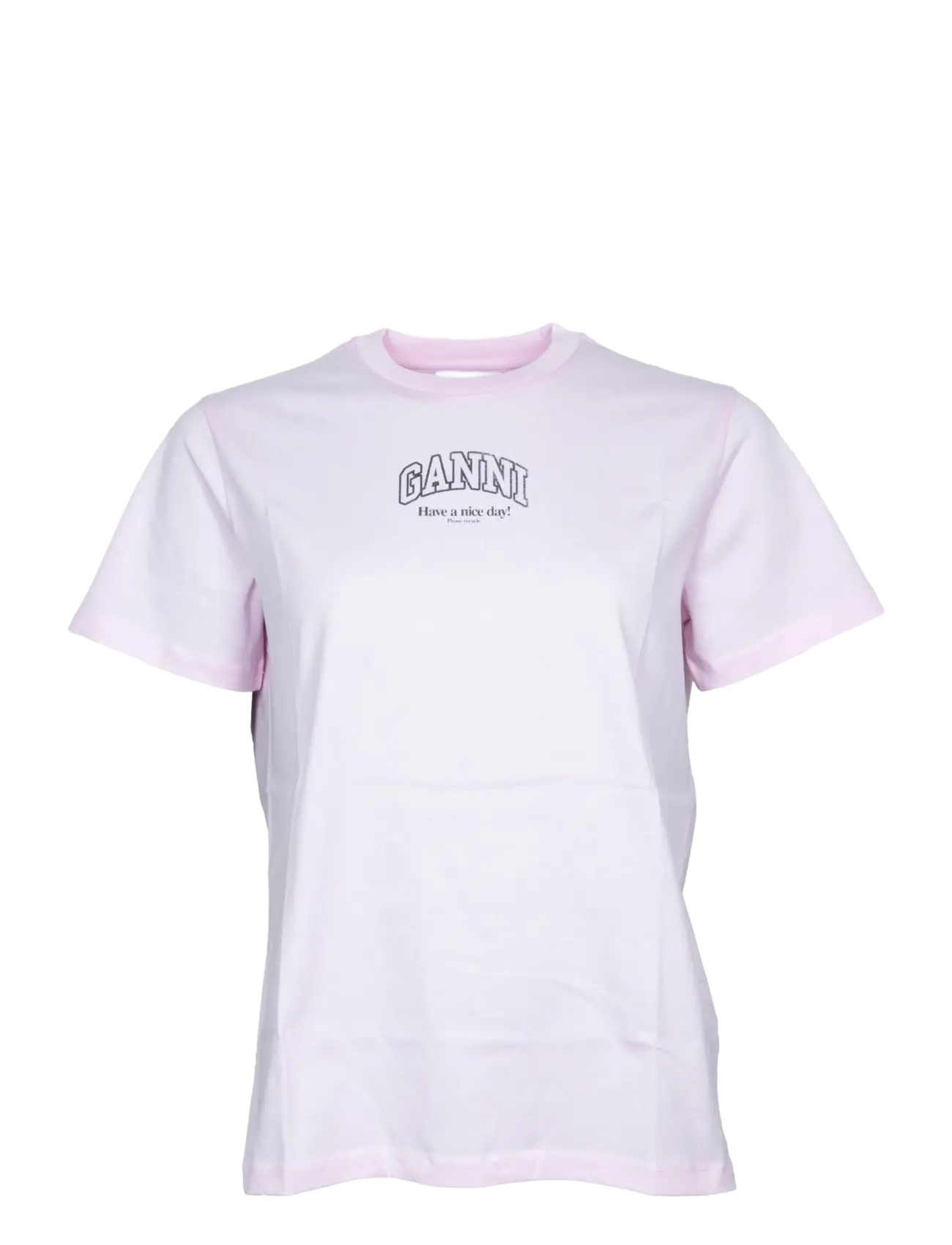 Ganni Essentials tee - GANNI - PINK / pink/rose