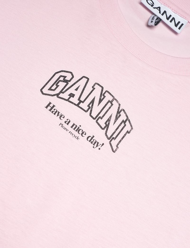 Ganni - Essentials tee - t-särgid - pink - 2