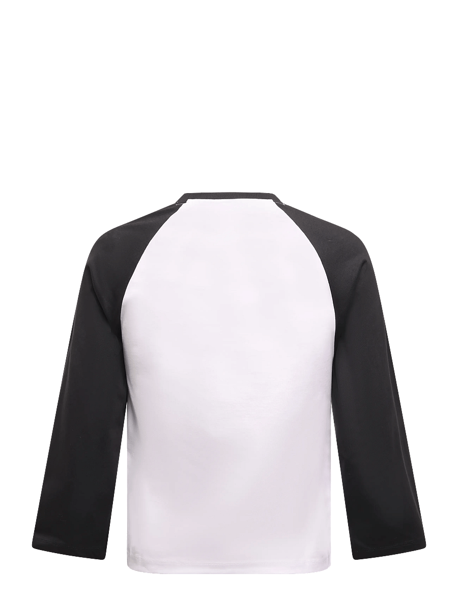 Ganni - White Basic T-Shirt - langärmlige tops - white - 1