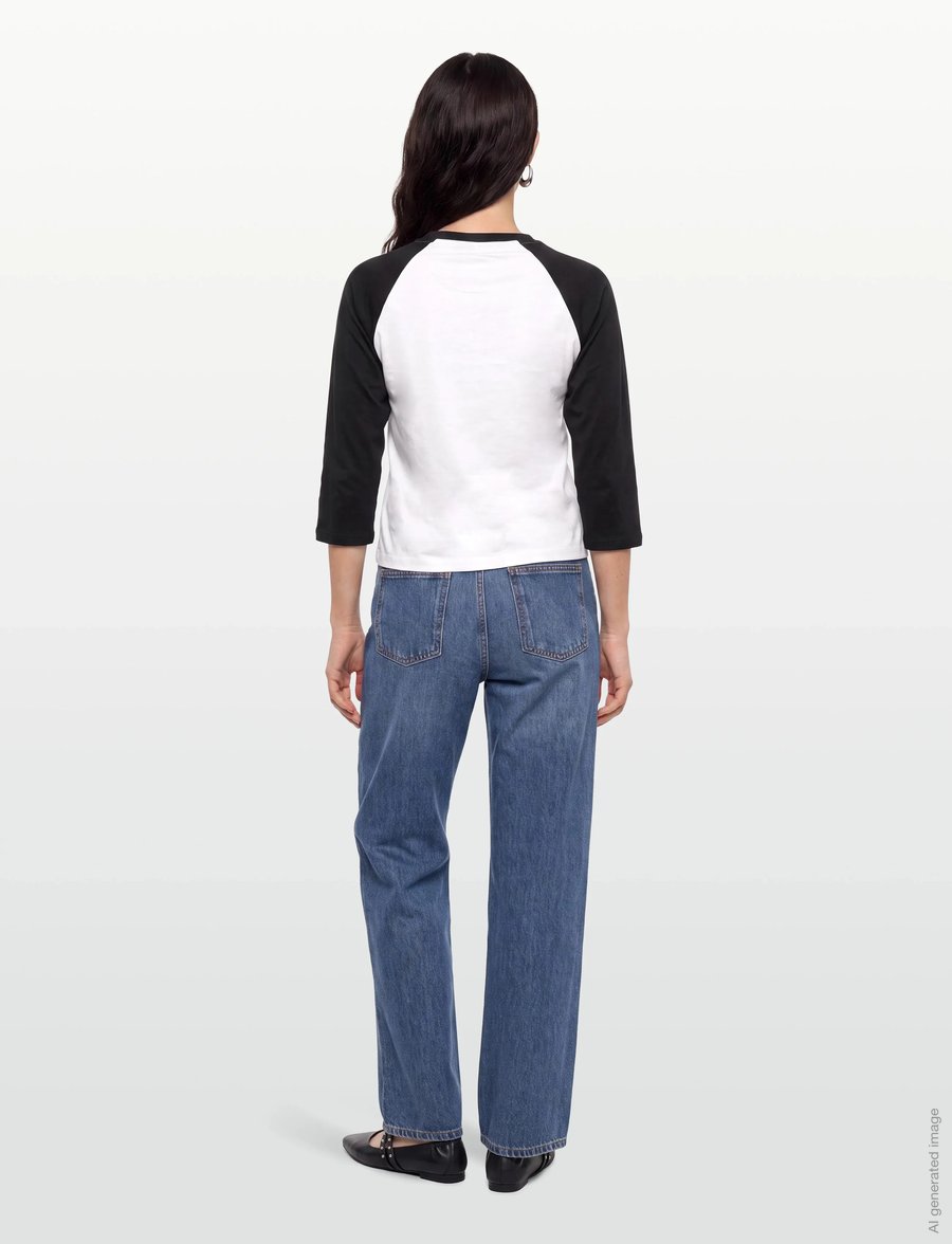 Ganni - White Basic T-Shirt - pikkade varrukatega topid - white - 4