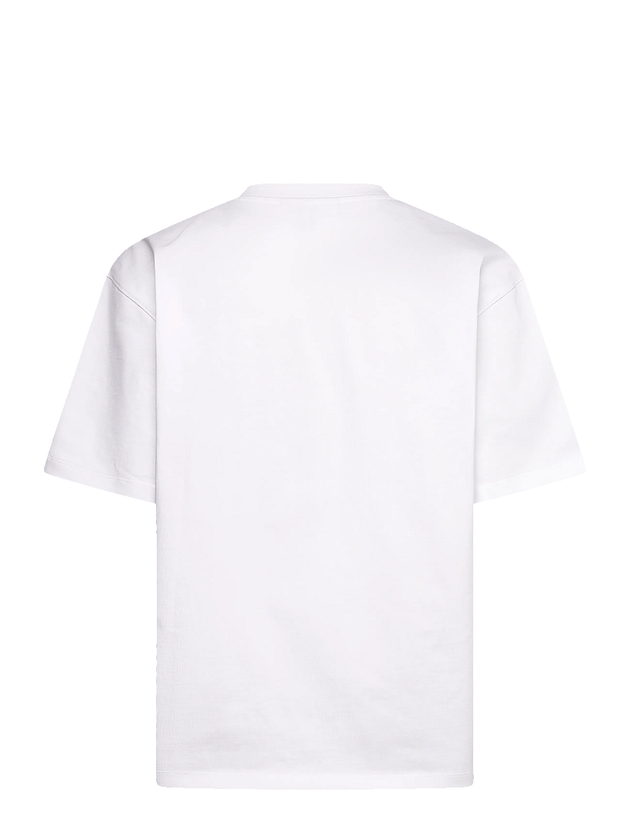 Ganni - Bright White White Beaded Tiger T-shirt - t-shirts - white - 1
