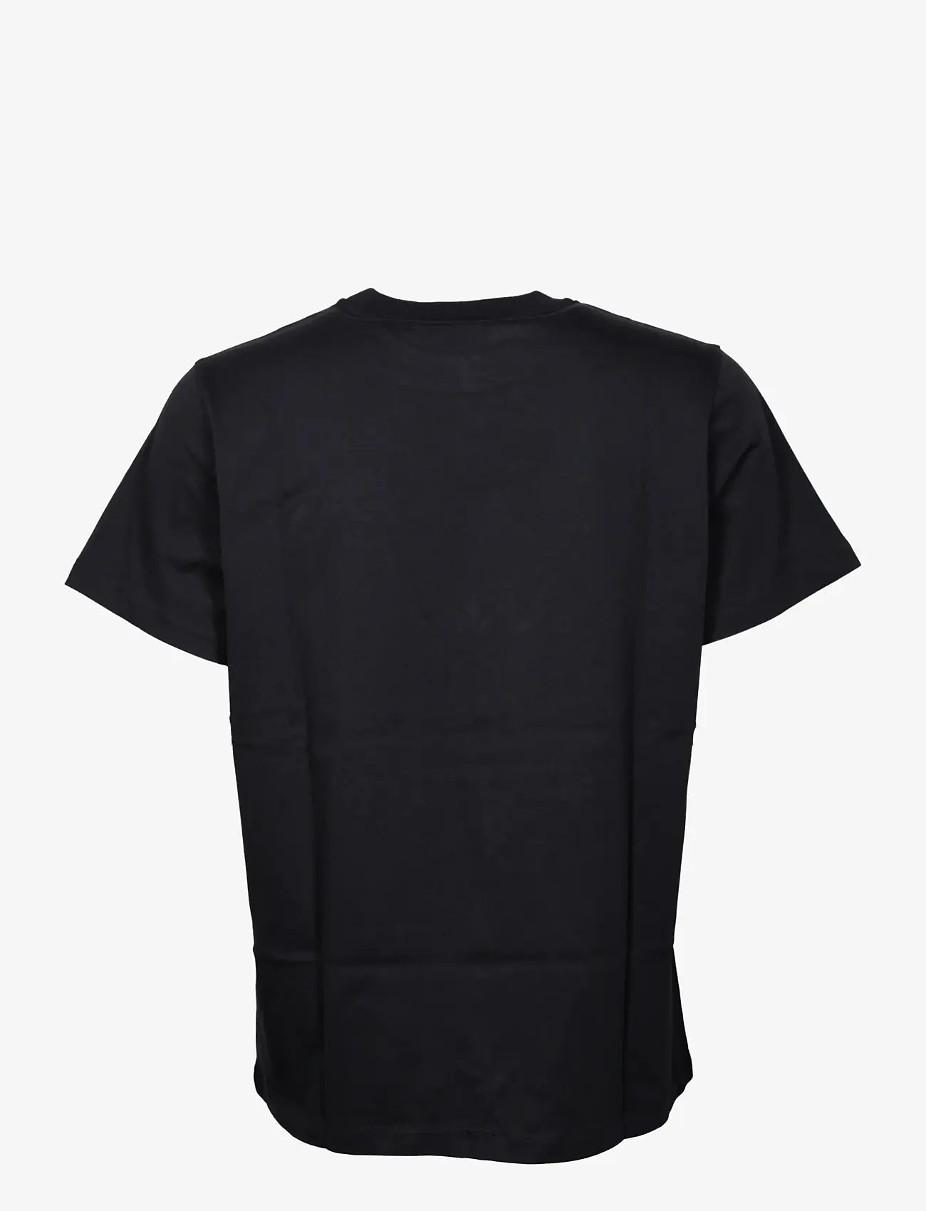 Ganni - Basic cotton Jersey T-shirt - t-särgid - black - 1