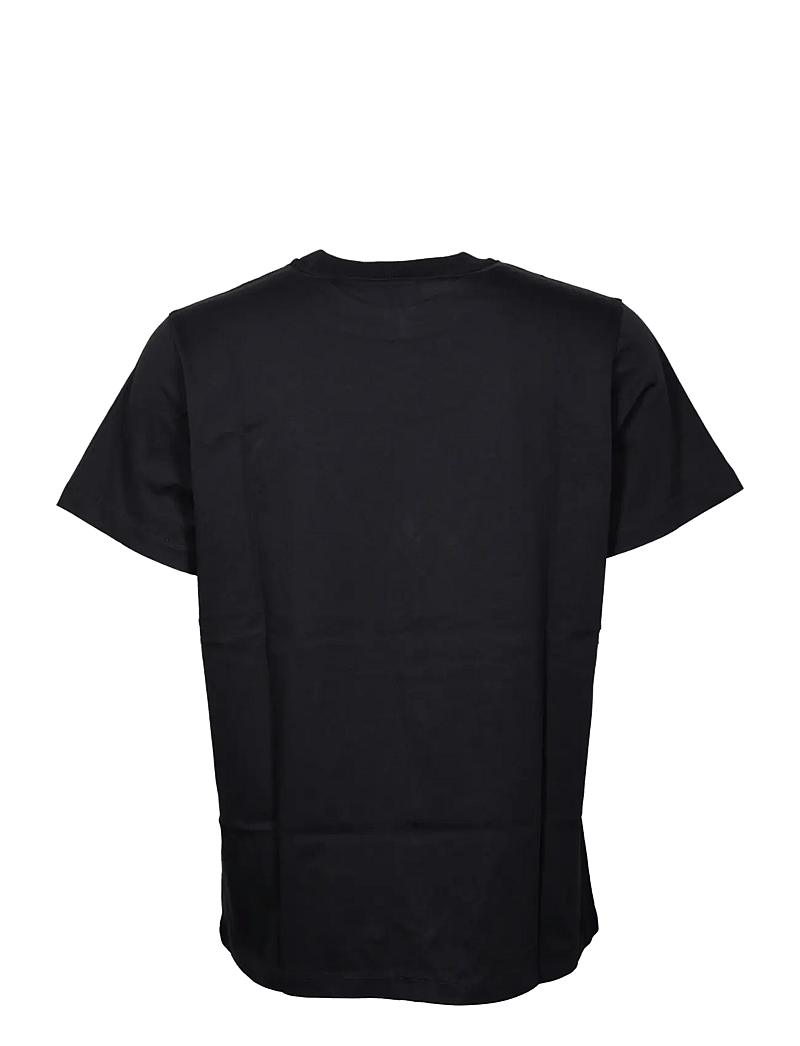 Ganni - Basic cotton Jersey T-shirt - t-särgid - black - 1