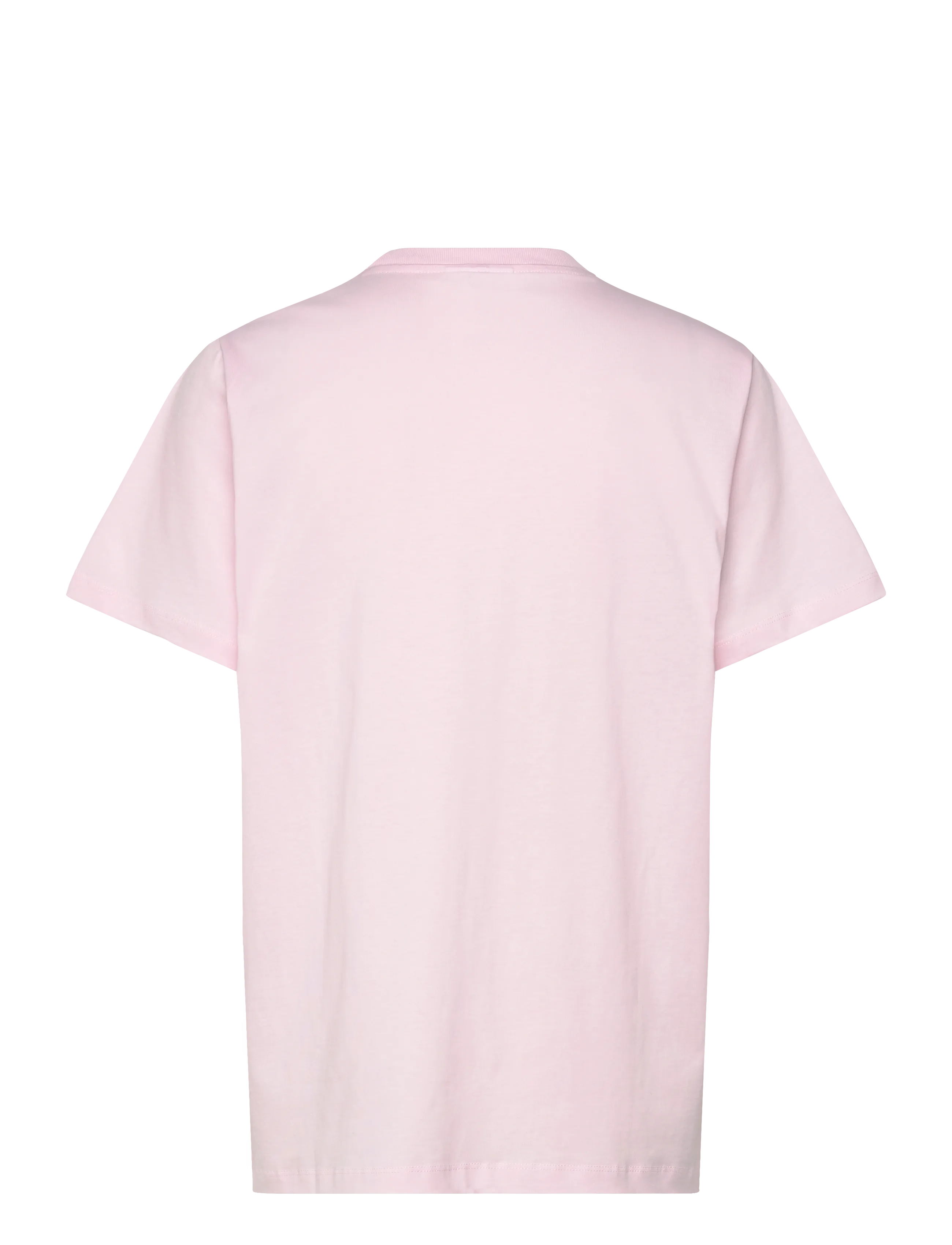 Ganni - Poodle-print T-shirt in Organic Cotton - pink - 1
