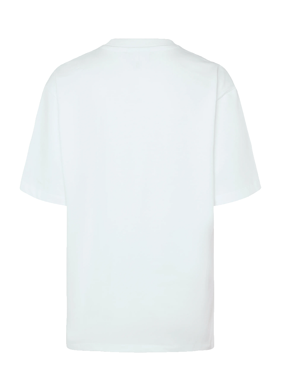 Ganni - Long-Sleeve T-Shirt With Raspberries - t-shirts - white - 1