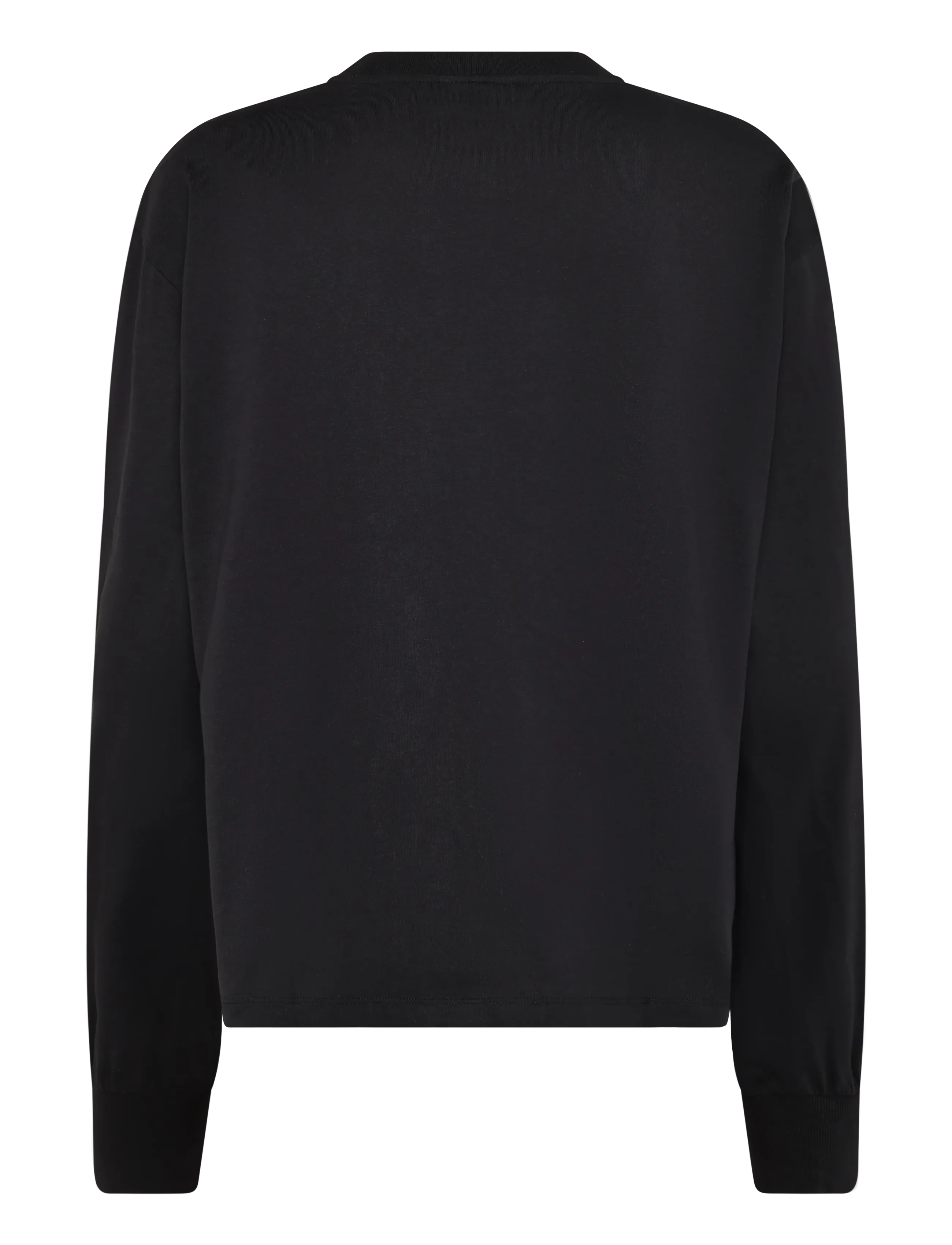 Ganni - T-Shirt With Rose - langärmlige tops - grey - 2