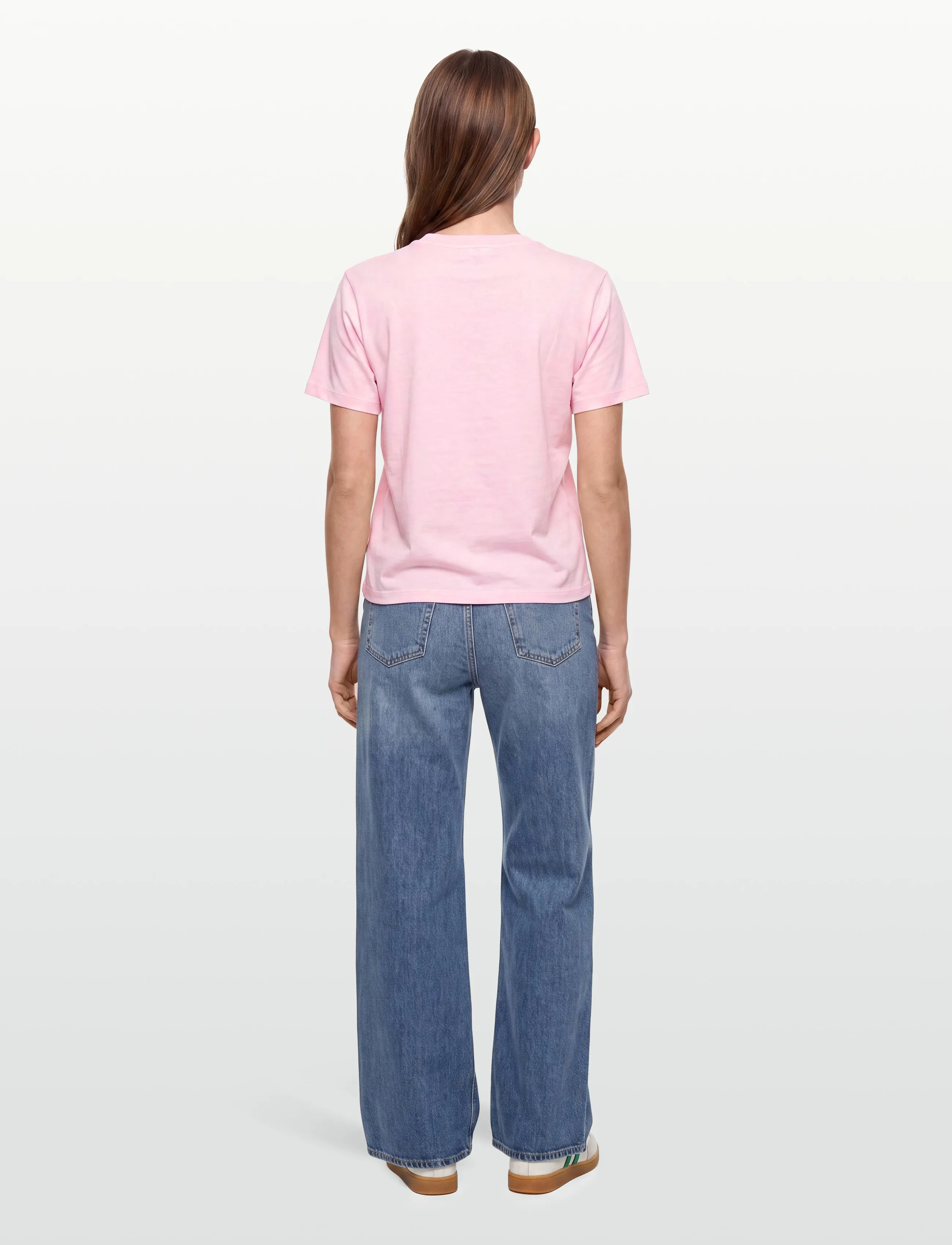 Ganni - T-Shirt With Crab - t-shirts - pink - 4