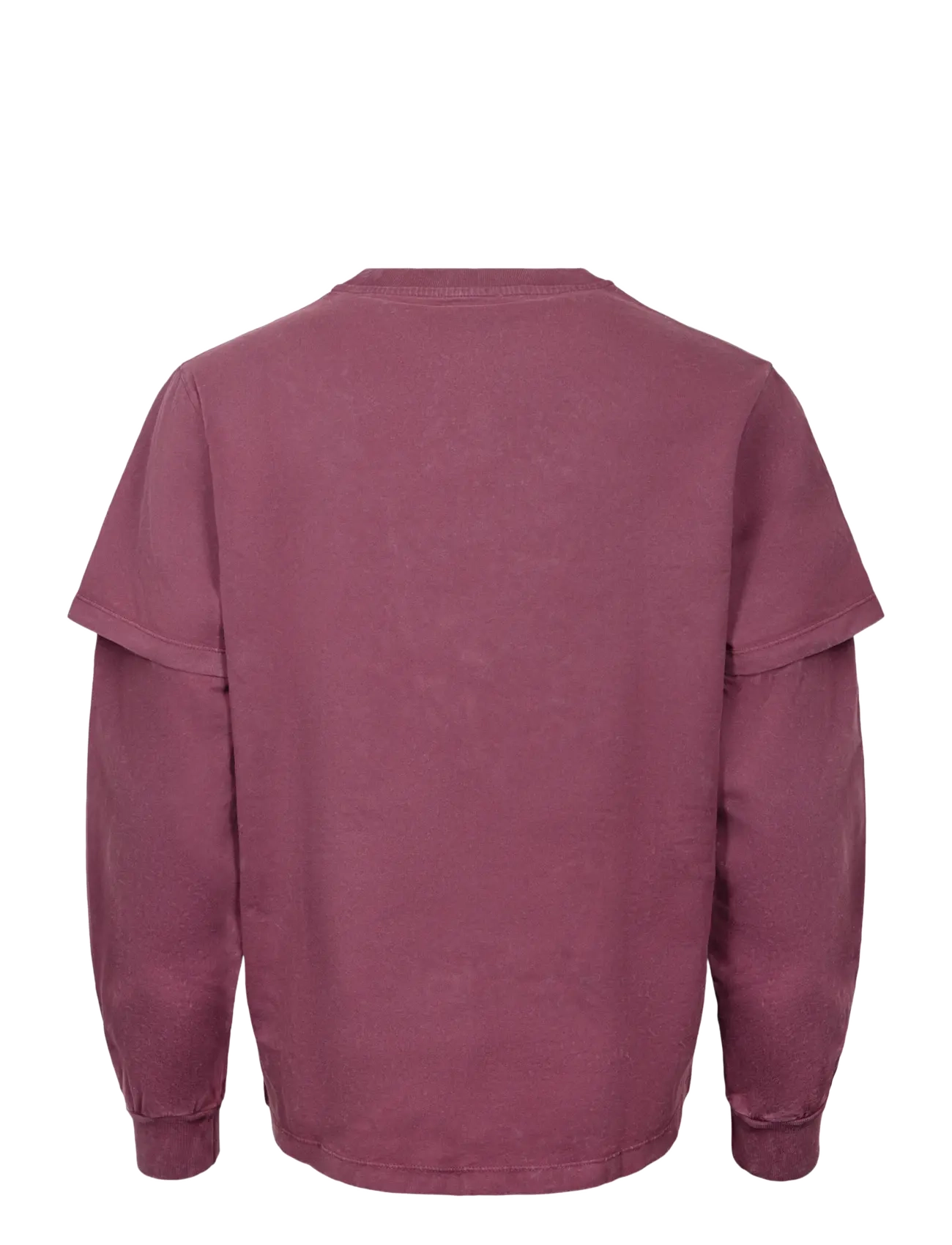 Ganni - Long Sleeve T-Shirt - langärmlige tops - port royale - 1