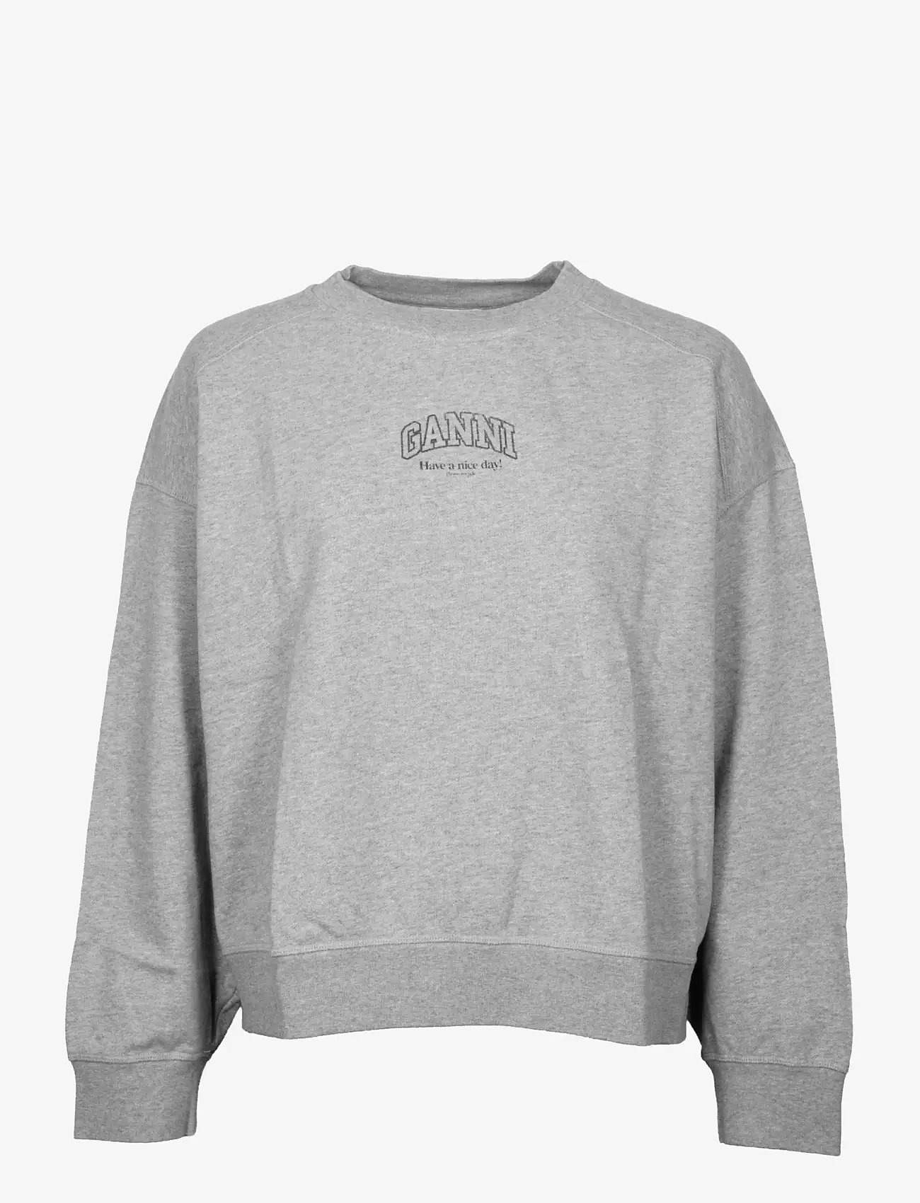 Ganni - Essential Isoli Crewneck - hverdags stil - grey - 0