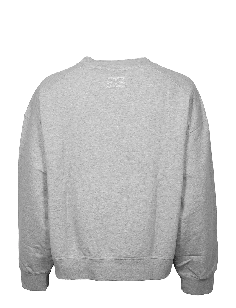 Ganni - Essential Isoli Crewneck - dressipluusid - grey - 1