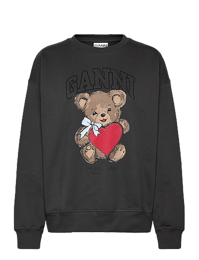 Isoli Crewneck Bear With Rhinestone - Sweatshirts