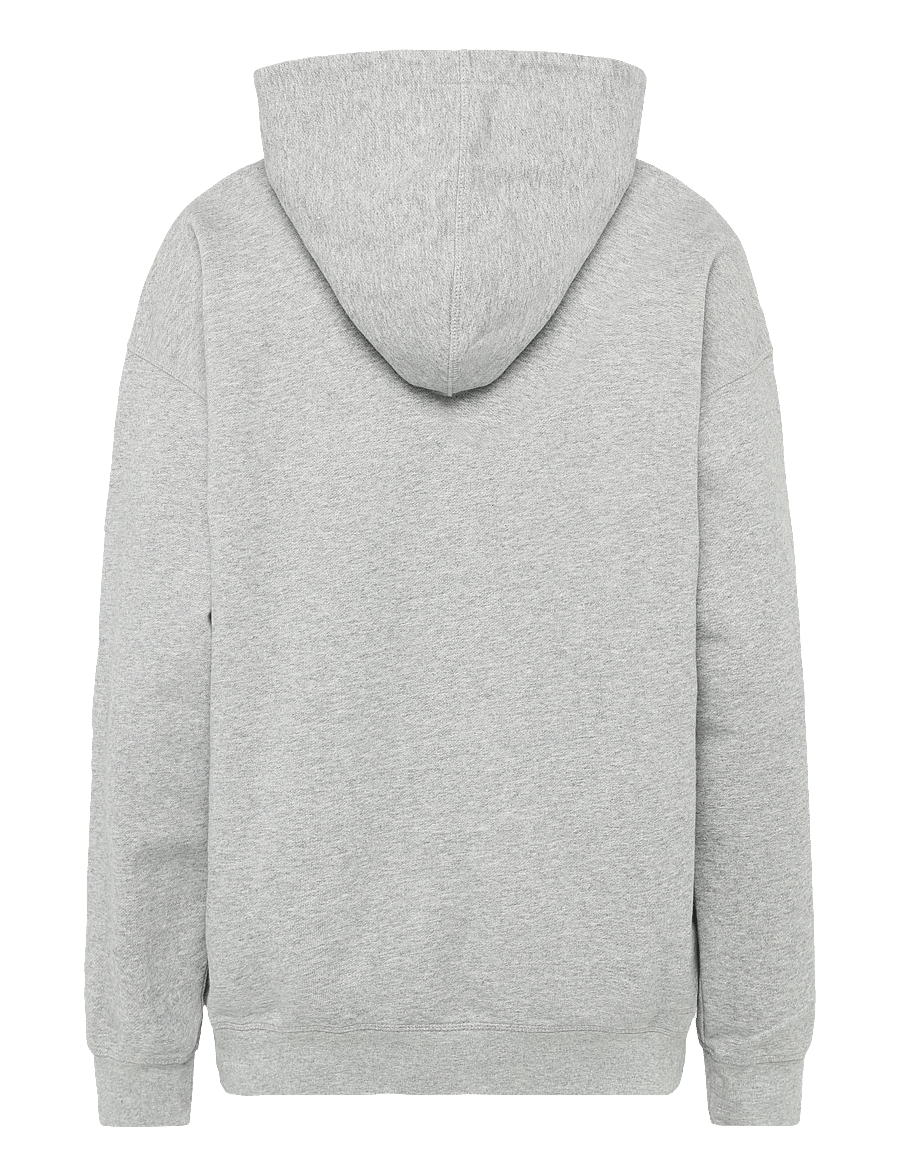 Ganni - Graphic-Print Hoodie - kapuzenpullover - grey - 1