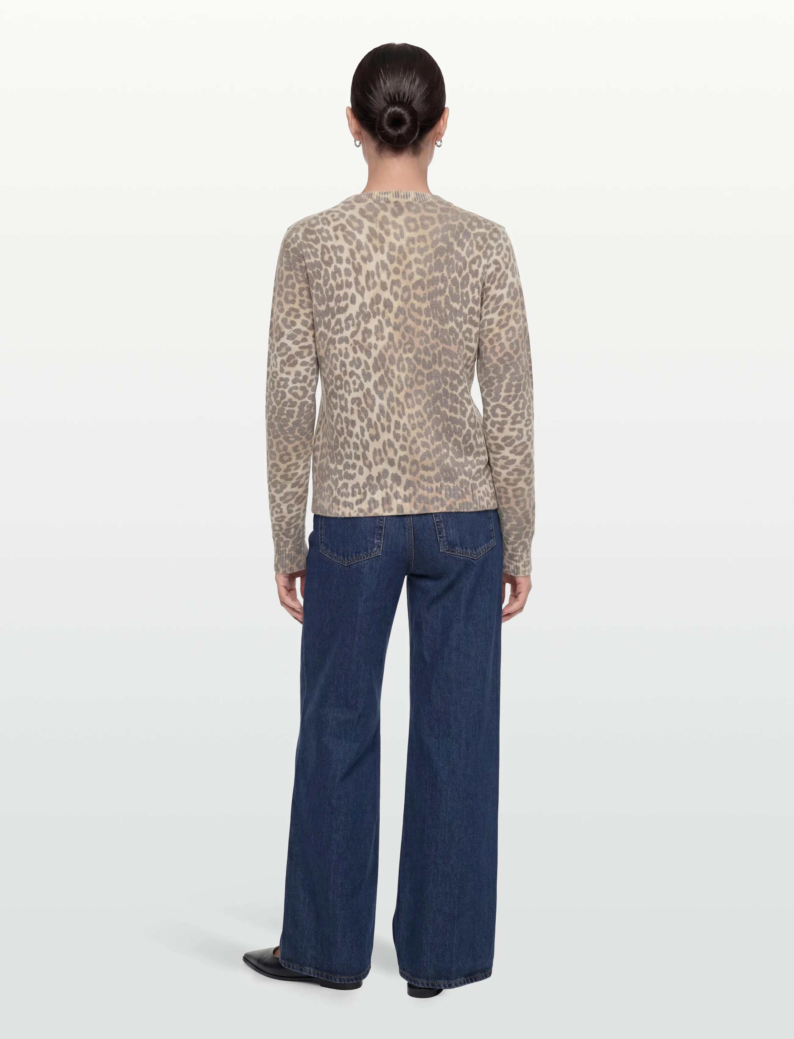 Ganni - Graphic Wool  Jamper - džemperi - pink - 4