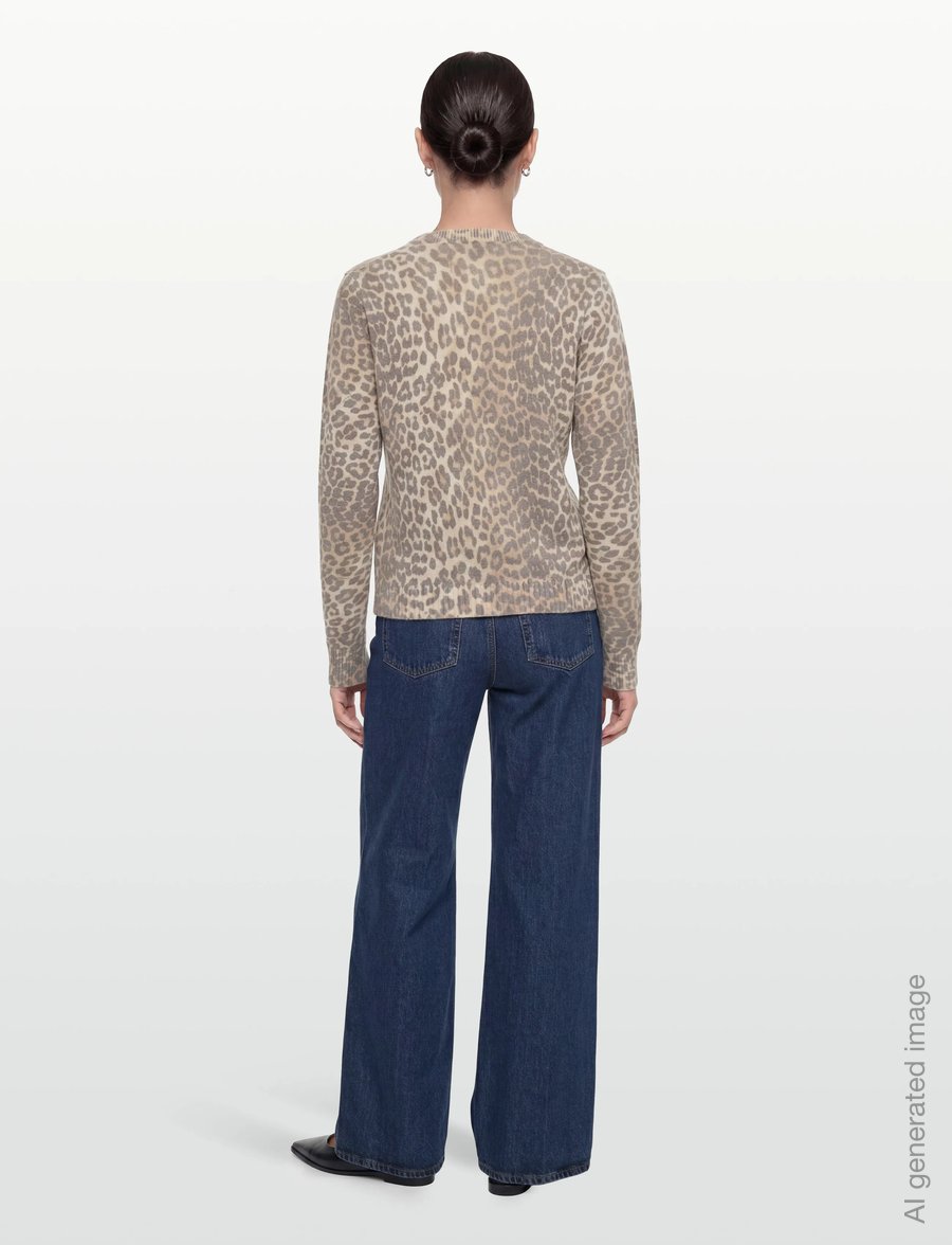 Ganni - Graphic Wool Jamper - jumpers - pink - 4