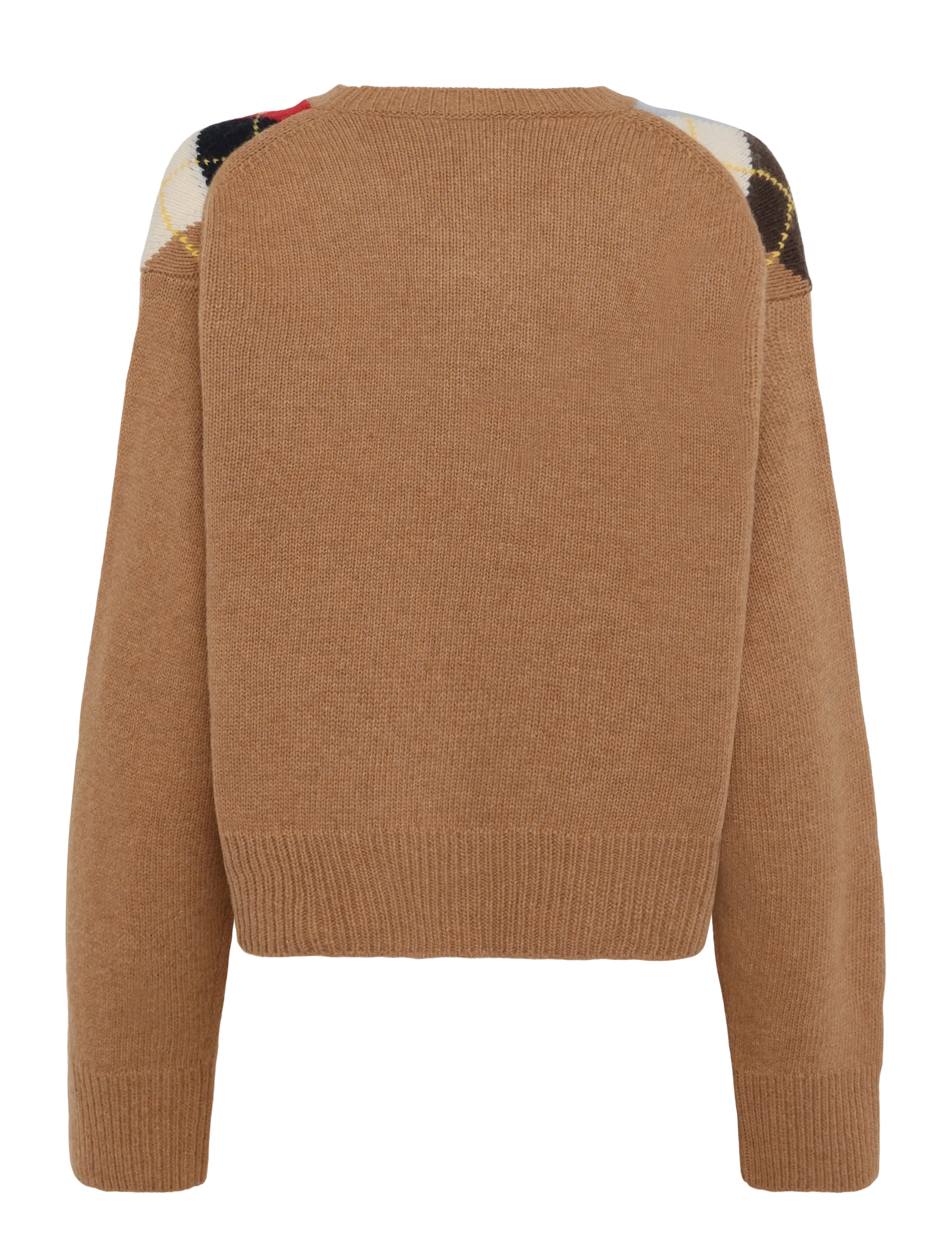 Ganni - Argyle Knit Crew Neck Sweater - pullover - multicolored - 1