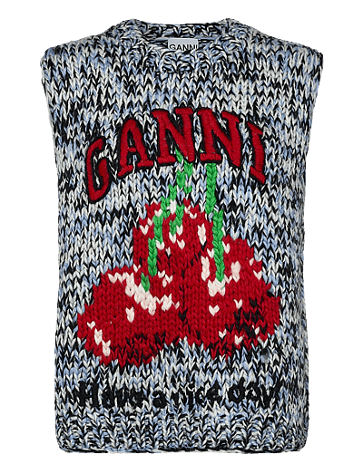 Heavy Wool Handknit Vest - Strikveste