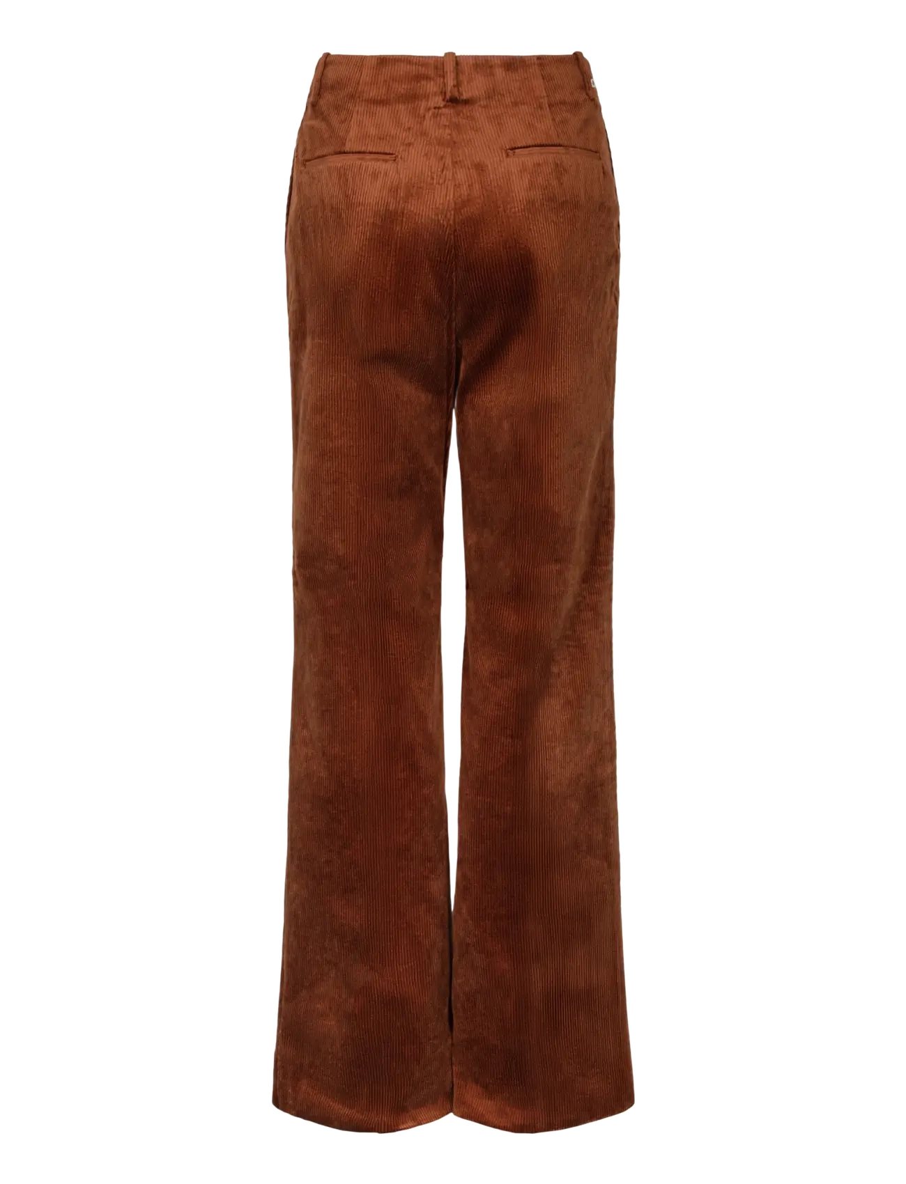 Ganni - Women Trousers - cordhosen - brown - 1