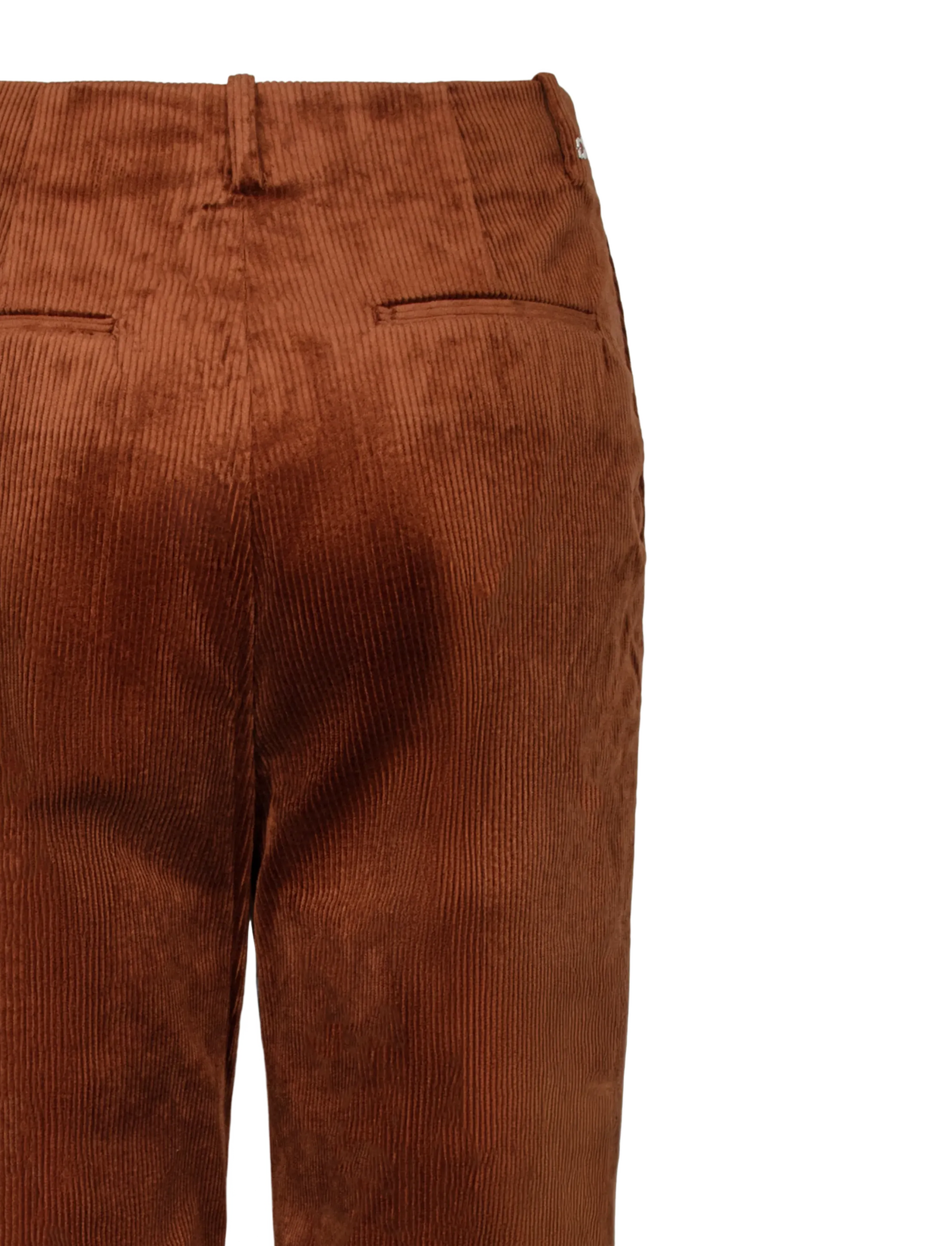 Ganni - Women Trousers - cordhosen - brown - 2