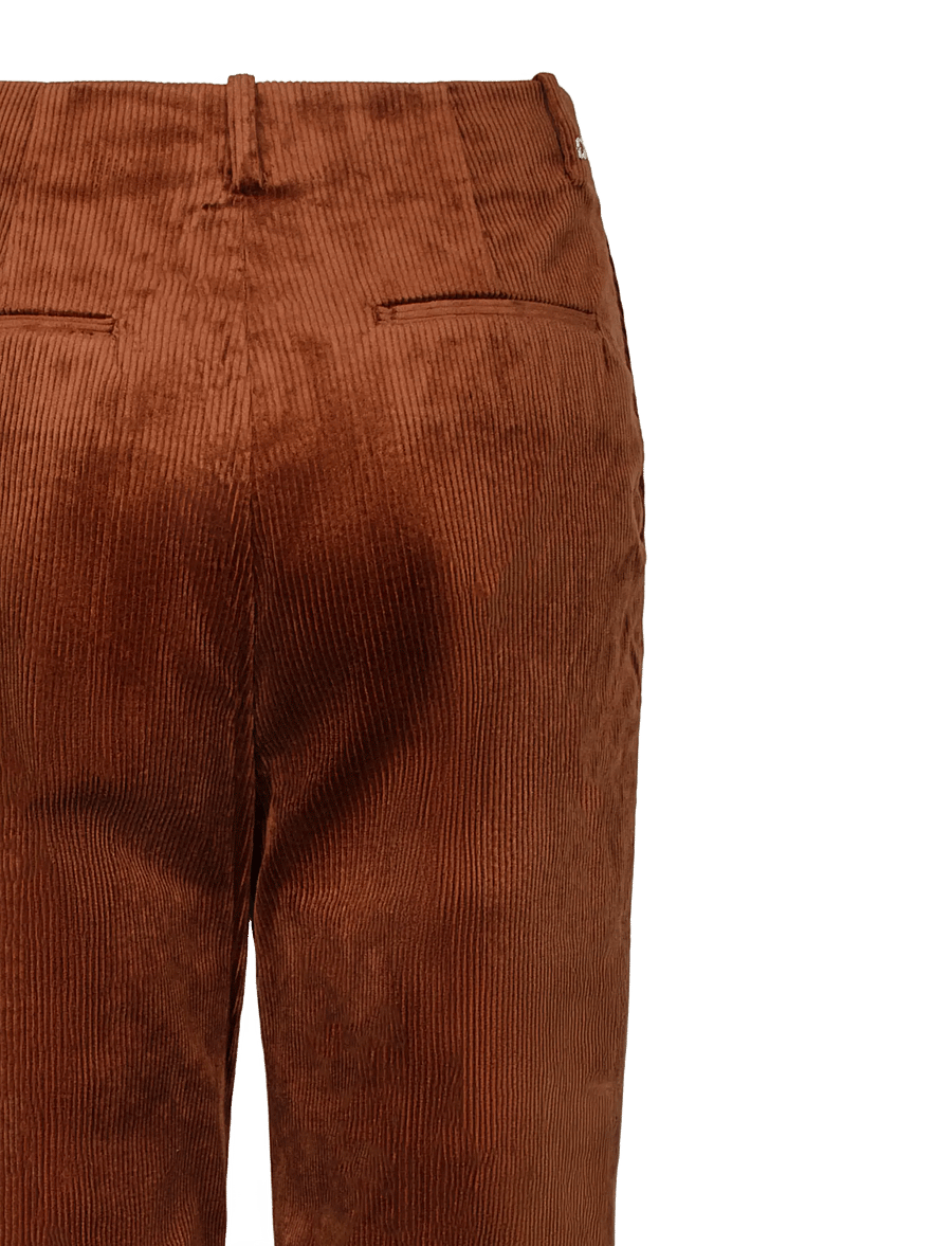 Ganni - Women Trousers - cordhosen - brown - 2
