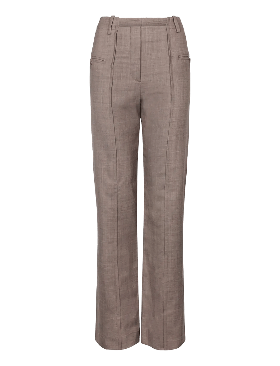 Ganni - Women Trousers - hose mit geradem bein - brown - 0