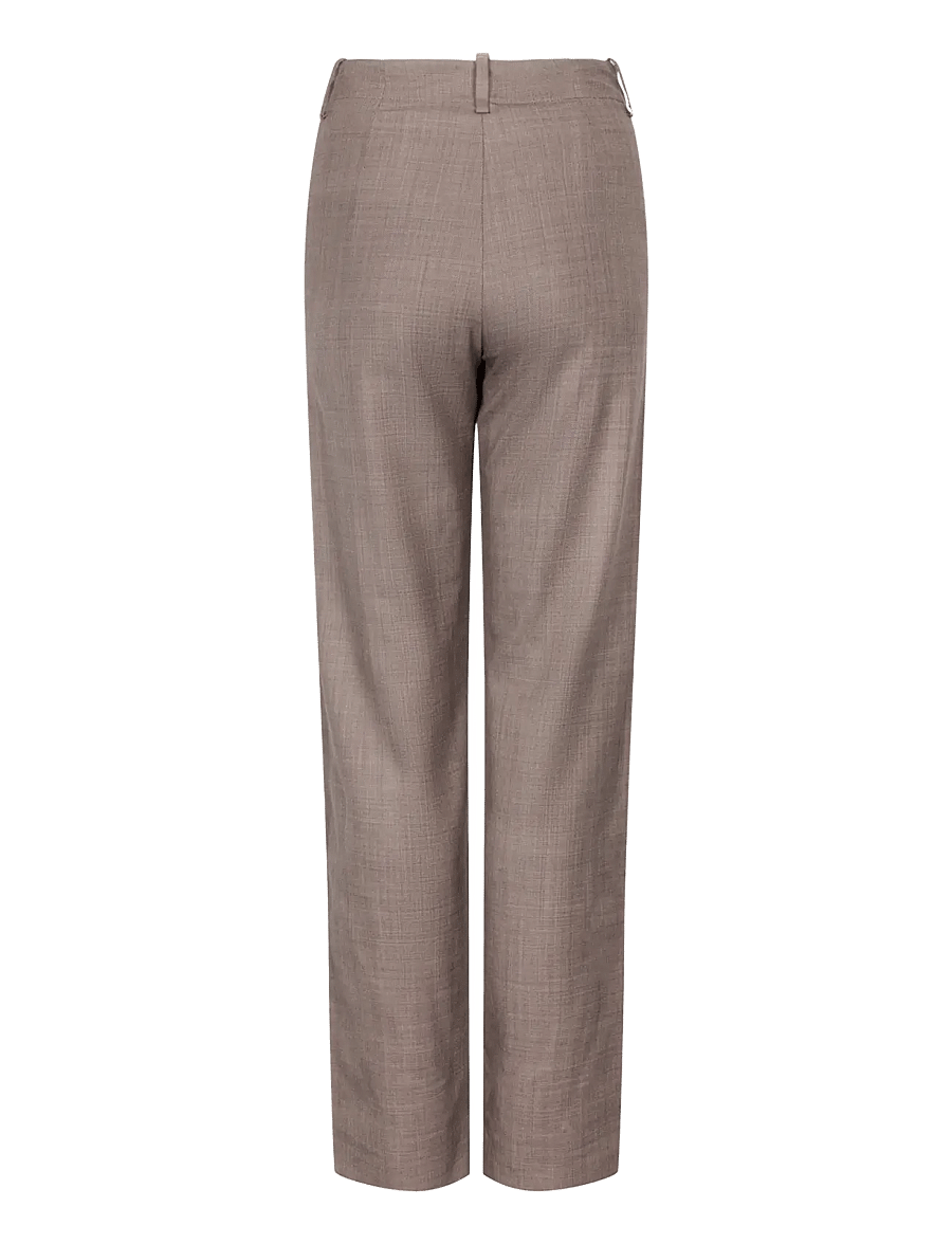 Ganni - Women Trousers - hose mit geradem bein - brown - 1