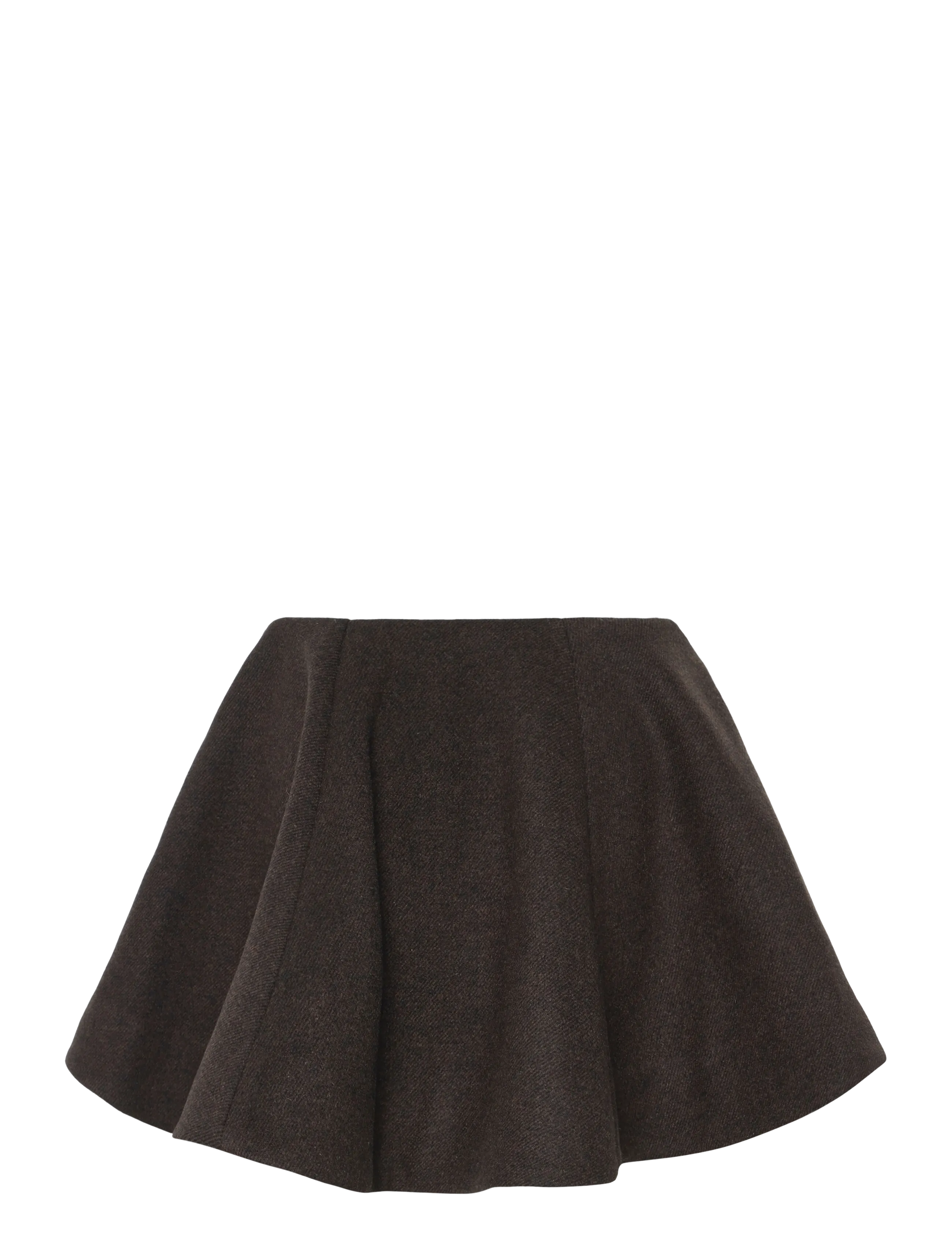 Ganni - Peacoat Wool Skirt - kurze röcke - black - 2